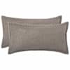 vidaXL Diivanipadi 2 pcs HOUTEN Helehall 40 x 70 cm Boucl&eacute;