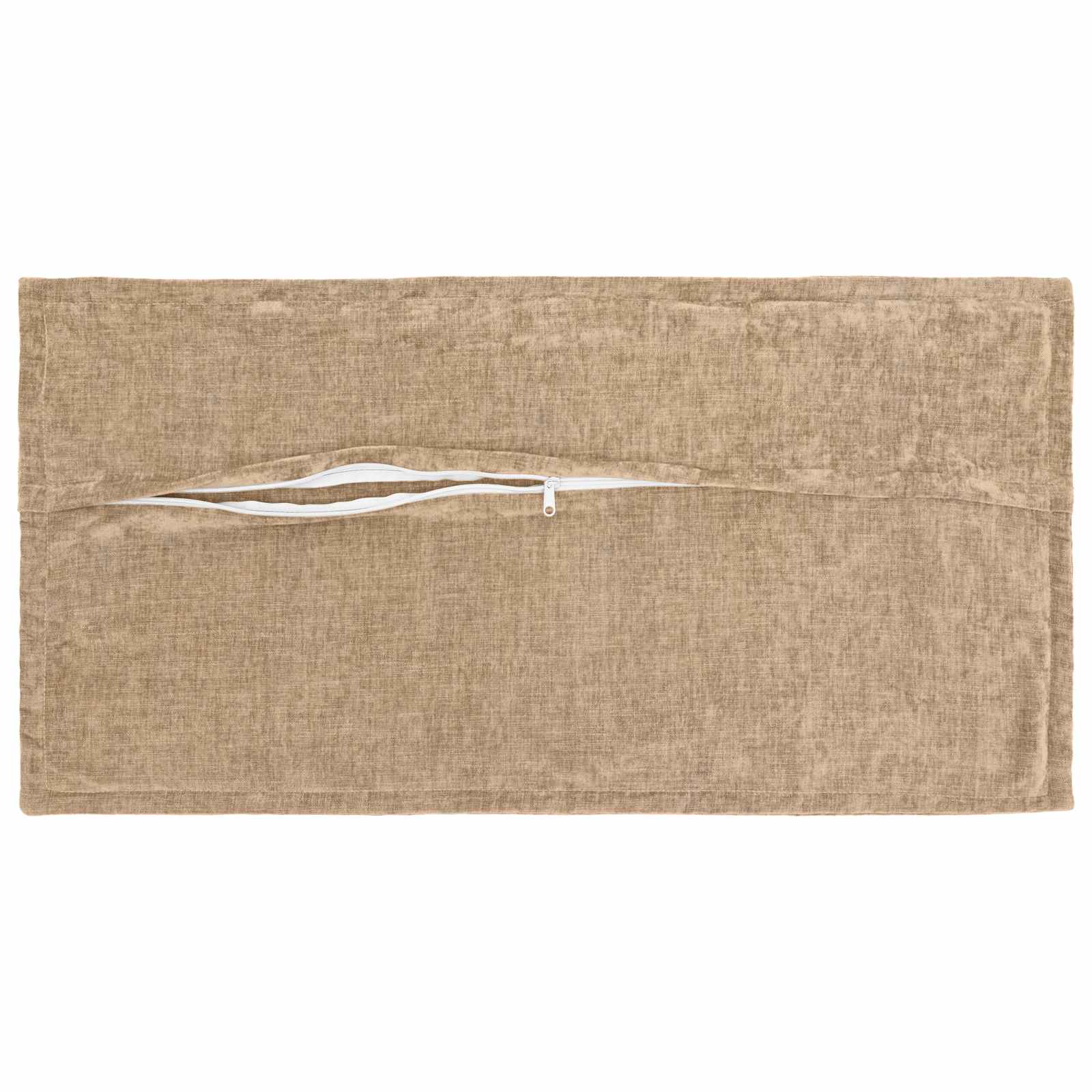 Kussensloop 2 st HOUTEN Taupe 40 x 70 cm Chenille Stof image 4