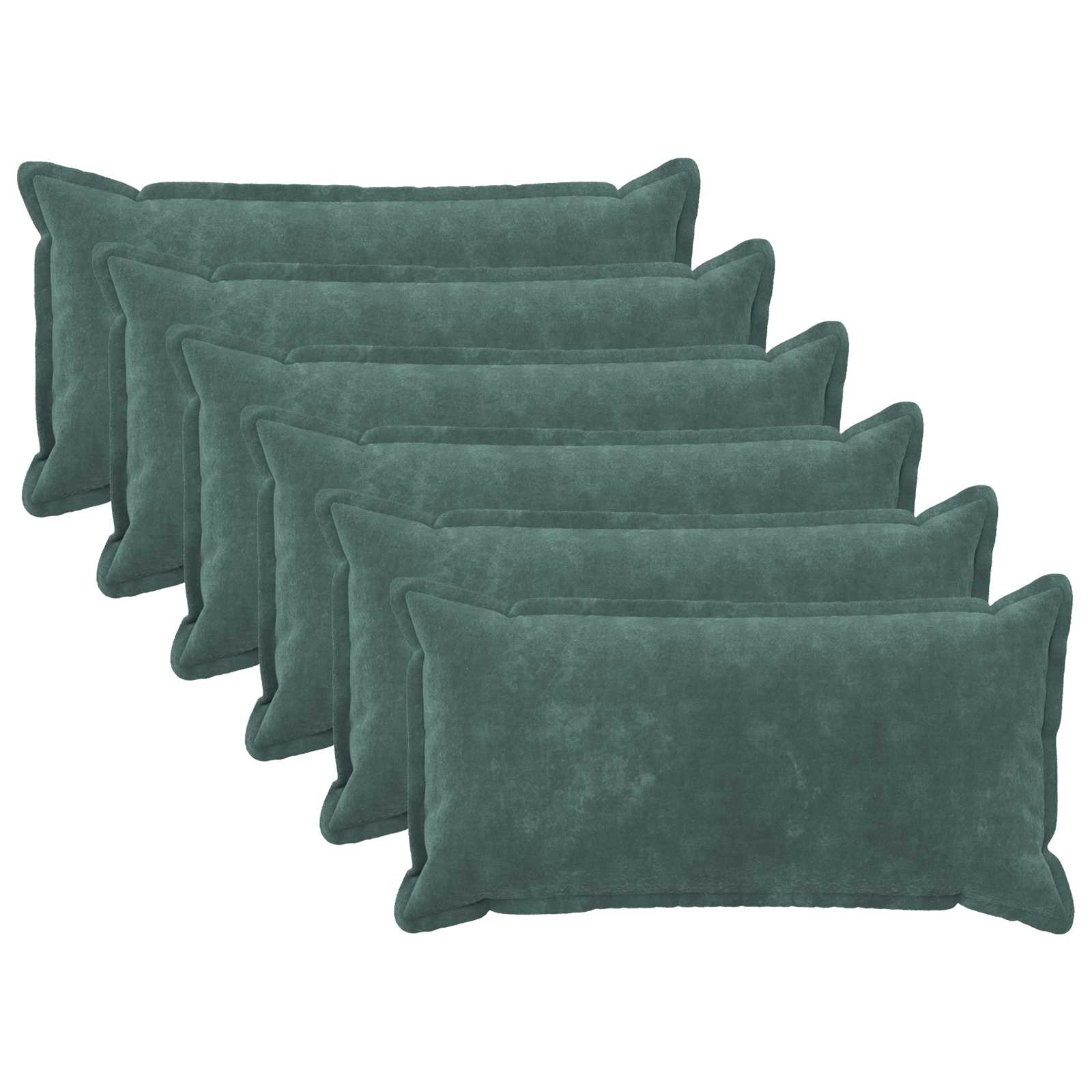 Kussensloop 6 pcs HOUTEN Zee blauw 40 x 70 cm Microfiber Fleece image 1
