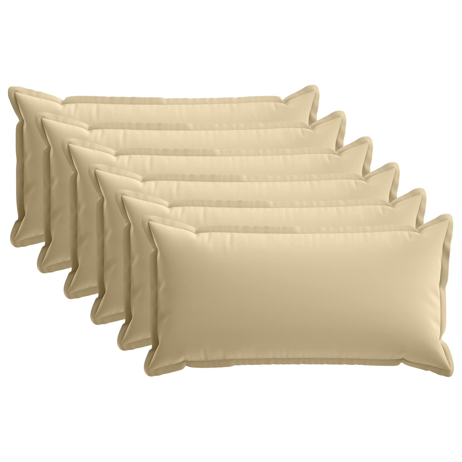 Kussensloop 6 st HOUTEN Beige 40 x 70 cm Polyester image 1