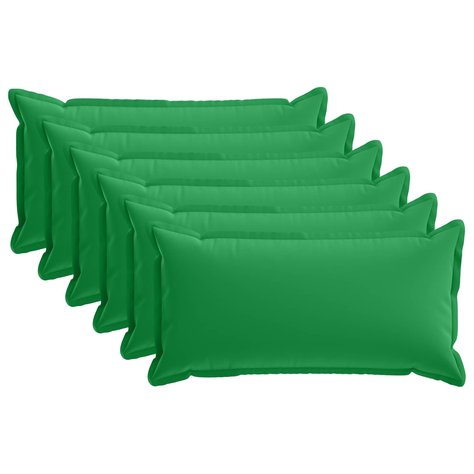 Kussensloop 6 st HOUTEN Groen 40 x 70 cm Polyester image 1