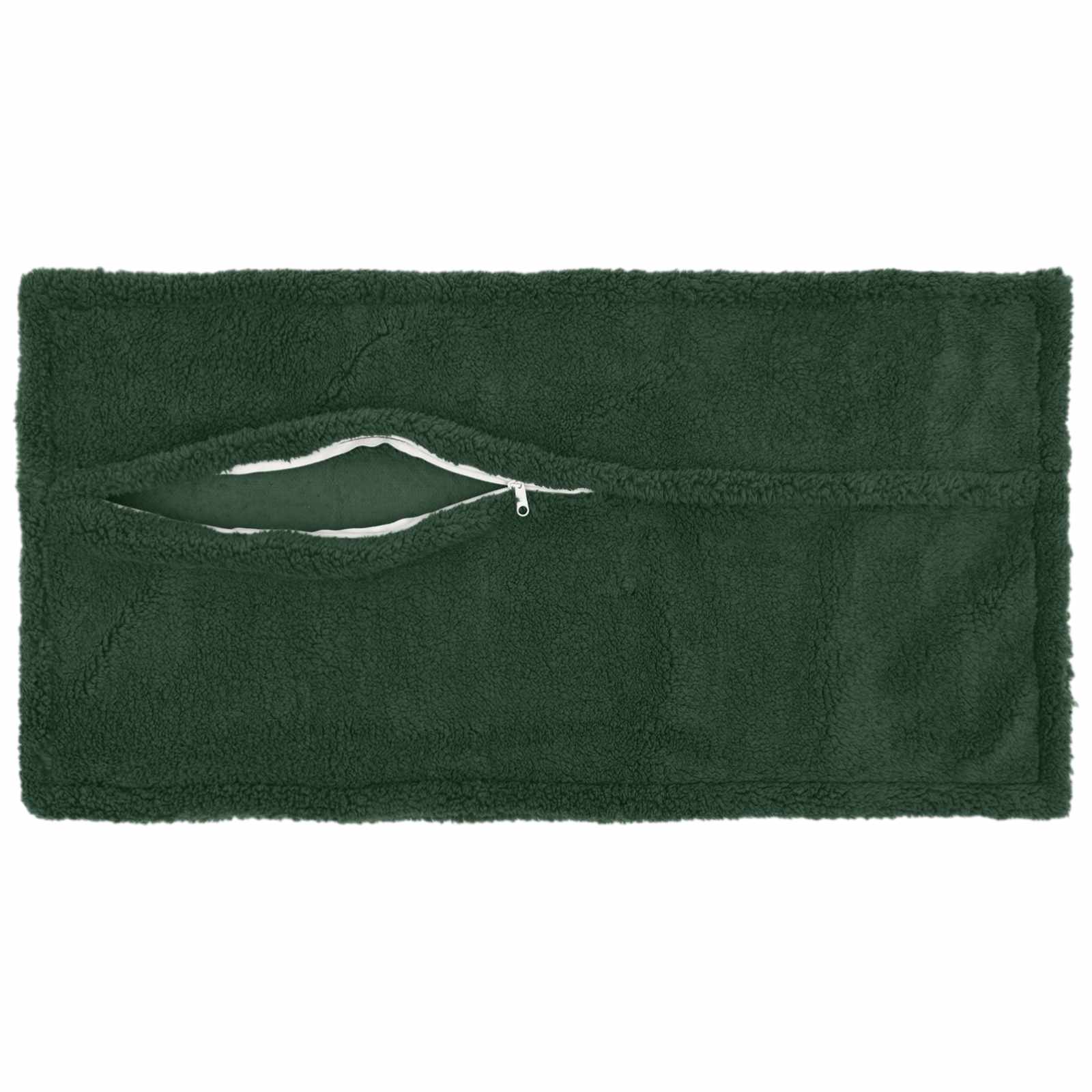 Prevleka za blazino 6 kos HOUTEN Temno zelena 40 x 70 cm Bouclé