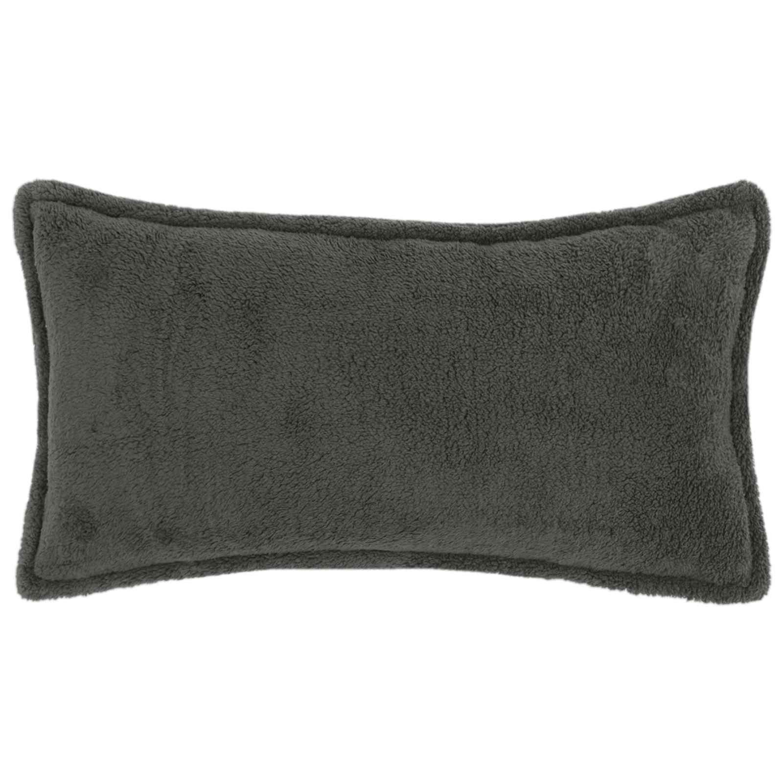 Prevleka za blazino 2 kos HOUTEN Temno siva 40 x 70 cm Bouclé