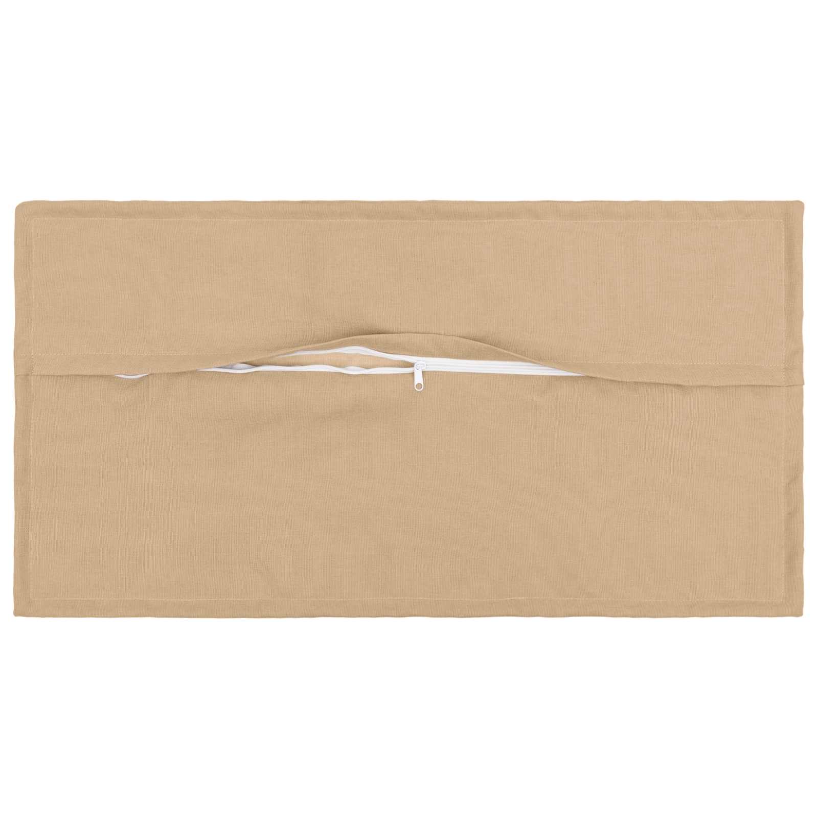 Kussensloop 6 pcs HOUTEN Crèmekleurig 40 x 80 cm Faux Linnen image 3