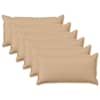 vidaXL Diivanipadi 6 pcs HOUTEN Kreemjas 40 x 80 cm Kunstlinen