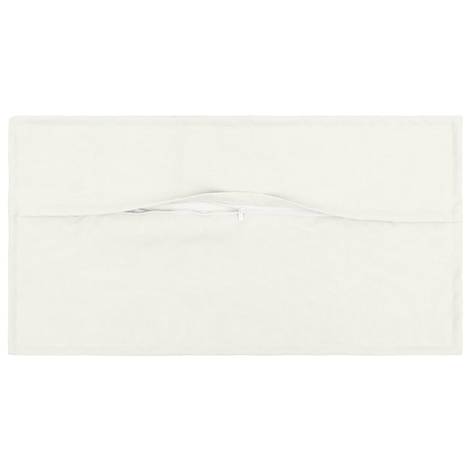 Kussensloop 2 pcs HOUTEN Wit 40 x 80 cm Faux Linnen image 3