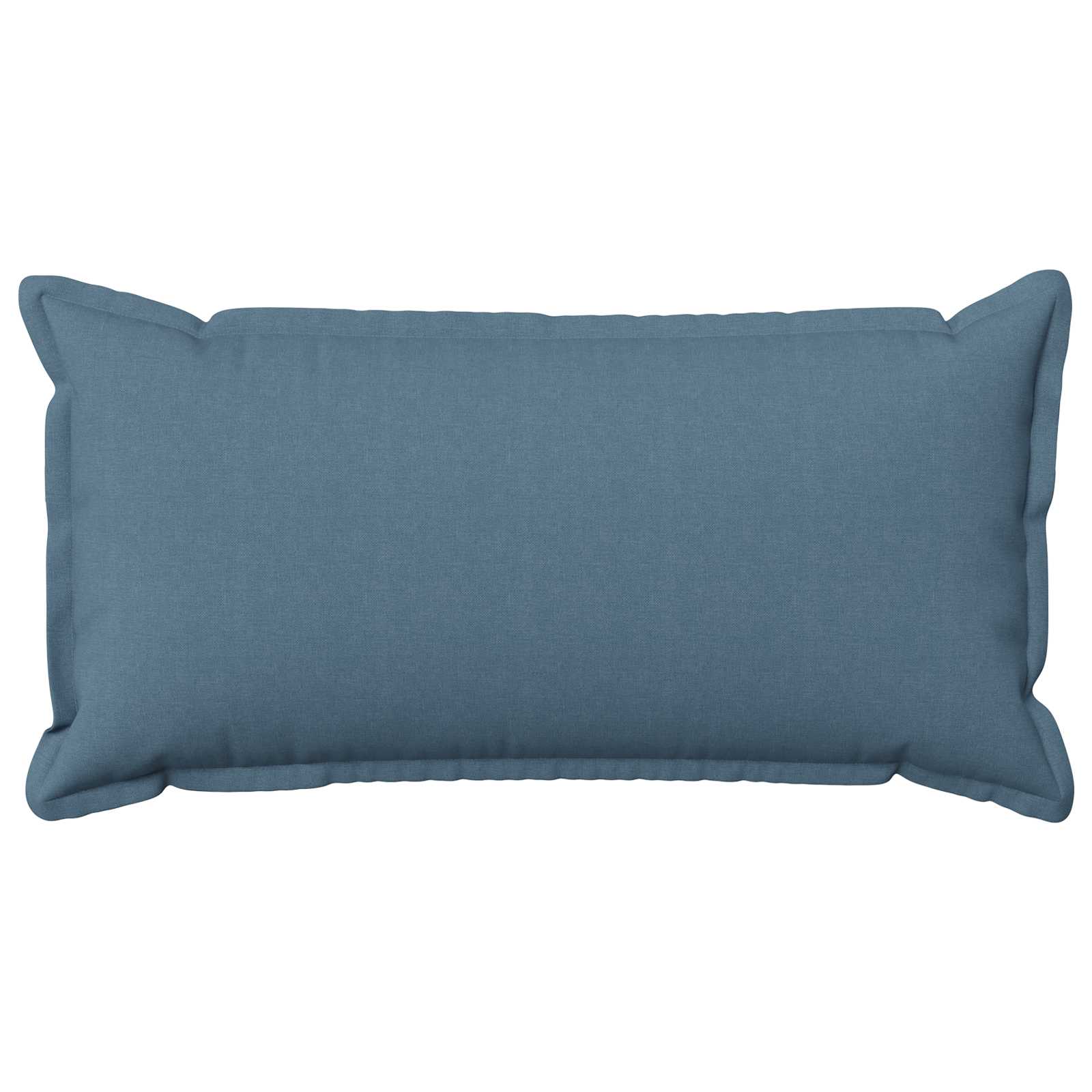 Kussensloop 2 pcs HOUTEN Jeans Blauw 40 x 80 cm Faux Linnen image 2