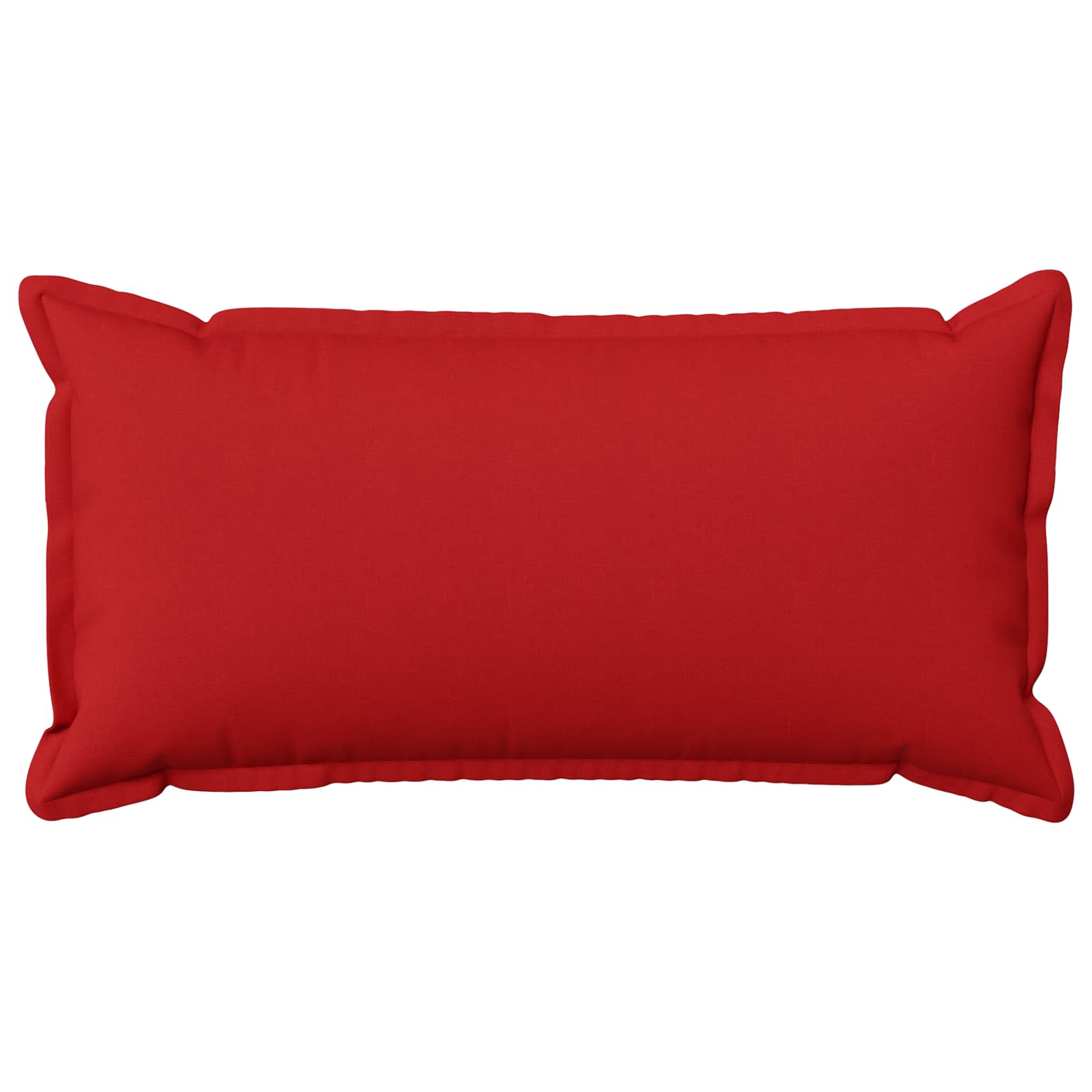 Kussensloop 6 pcs HOUTEN Rood 40 x 80 cm Faux Linnen image 2