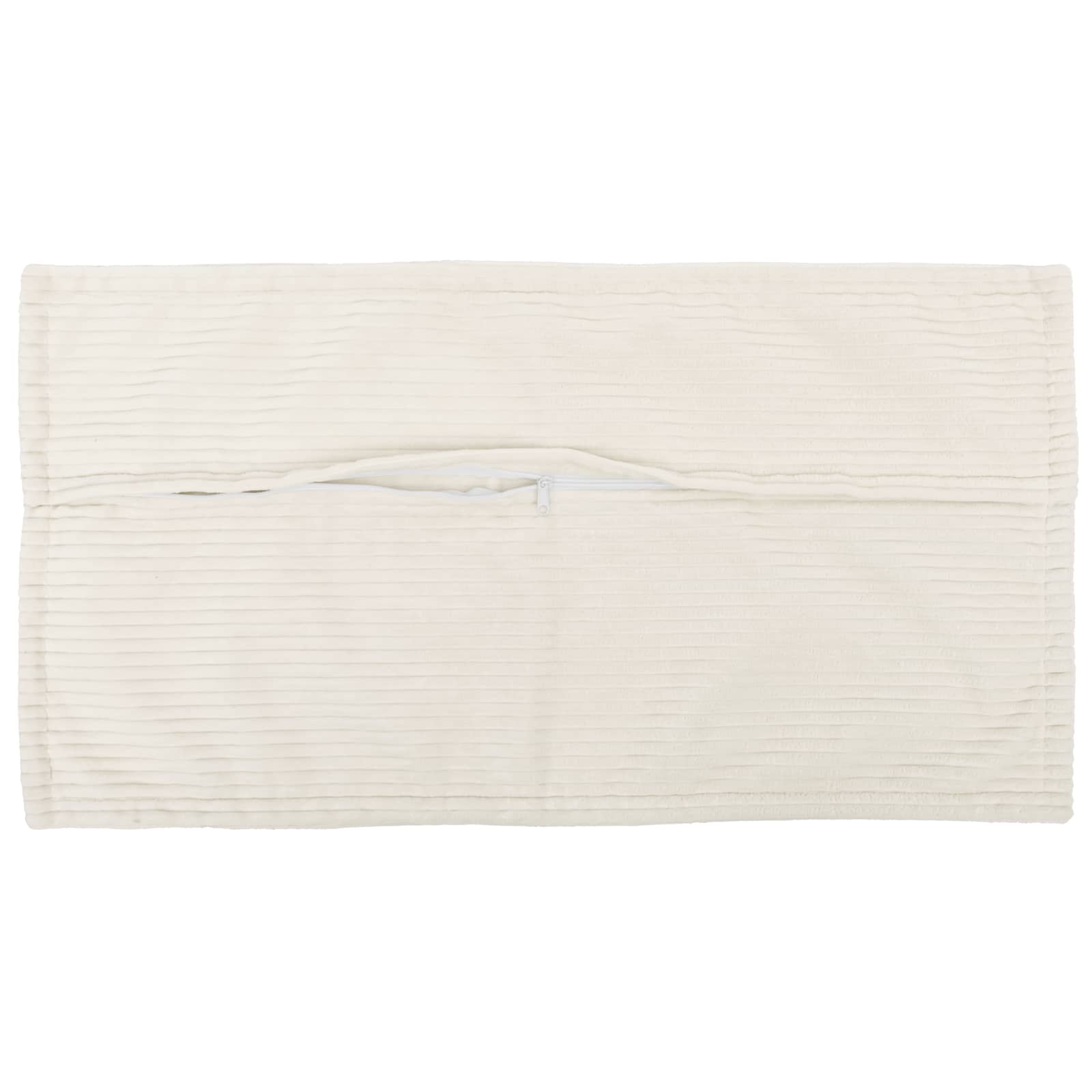 Kussensloop 2 st HOUTEN Crèmekleurig 40 x 80 cm corduroy image 3