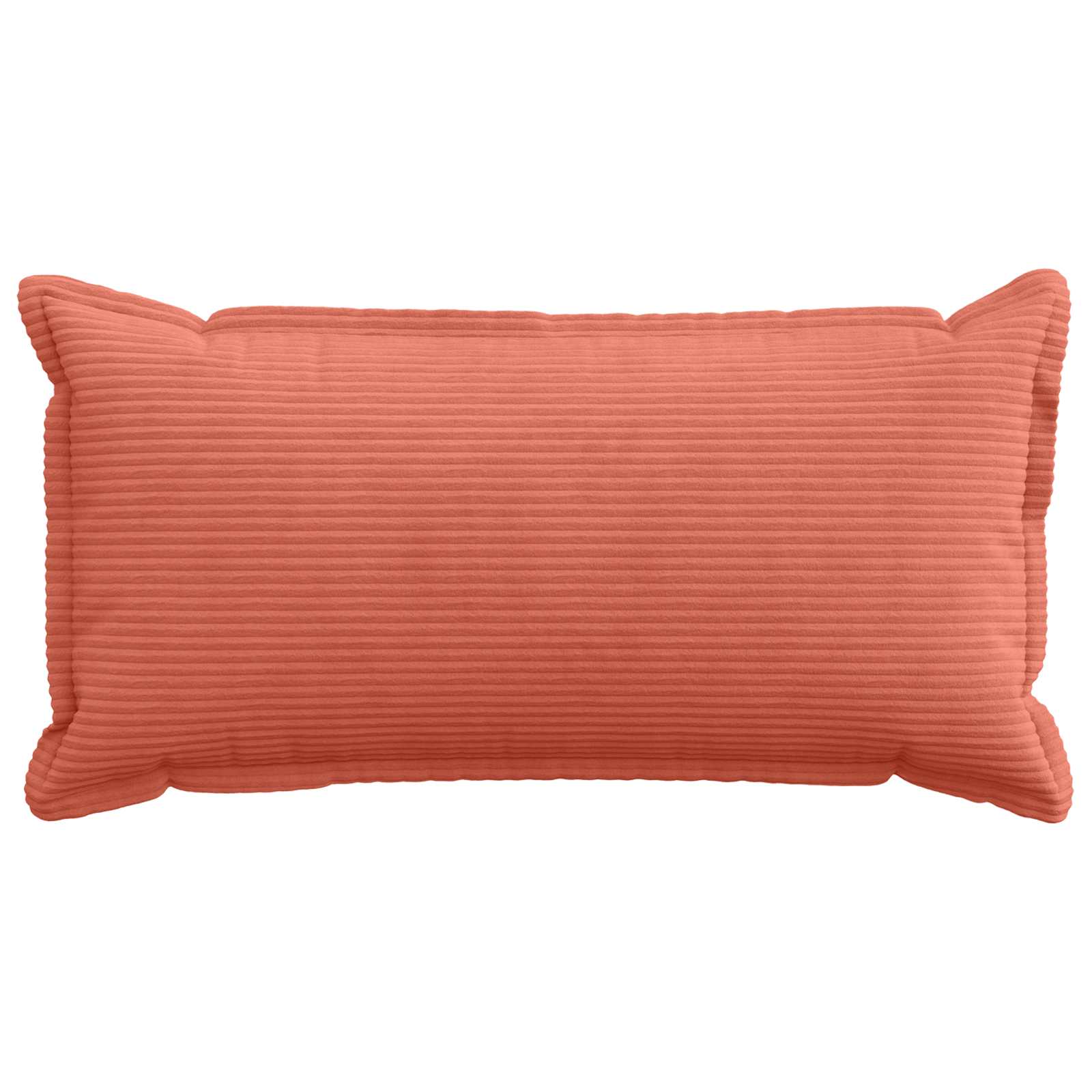 Kussensloop 2 st HOUTEN Rood-oranje 40 x 80 cm corduroy image 2