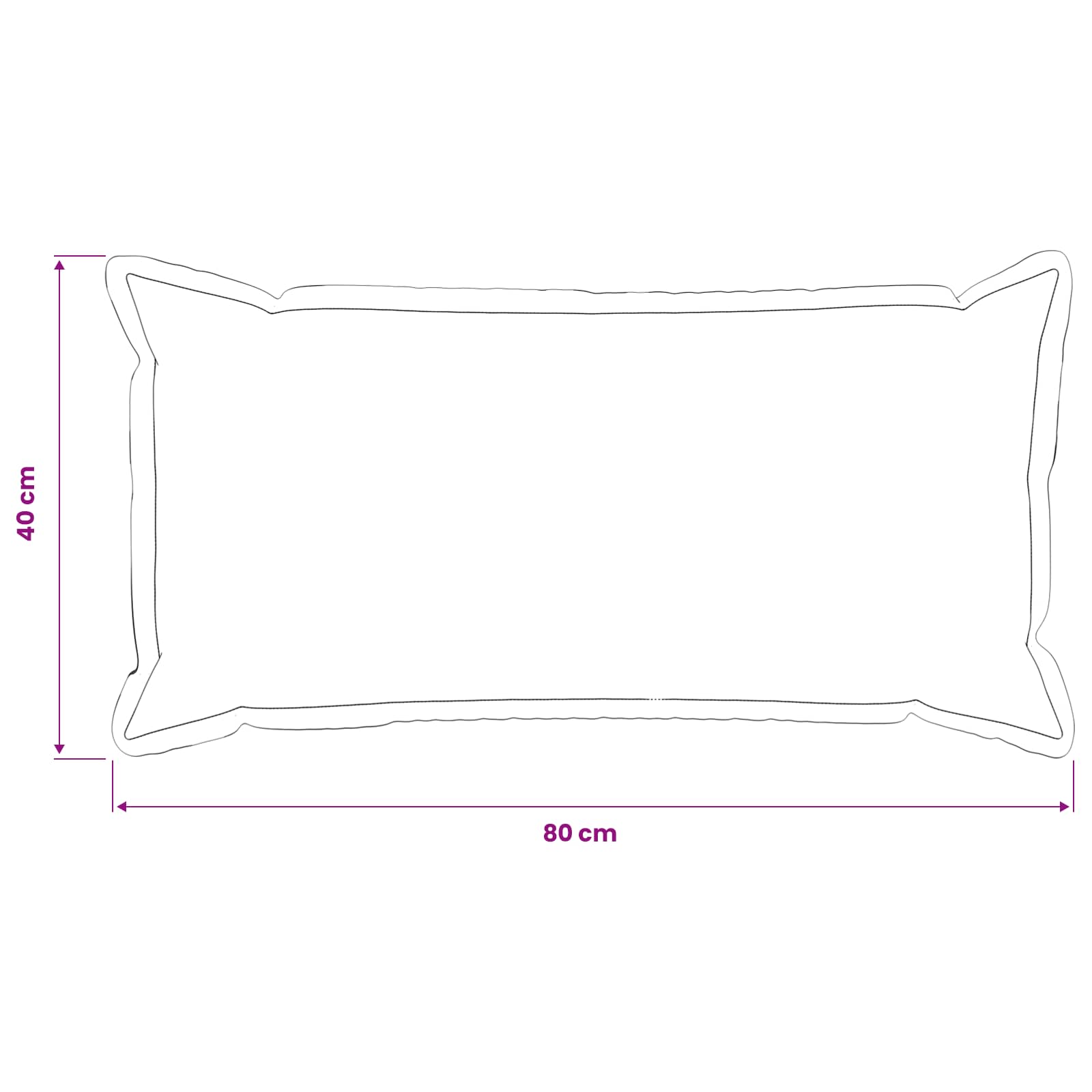 Kussensloop 12 pcs HOUTEN Beige 40 x 80 cm Bouclé image 8