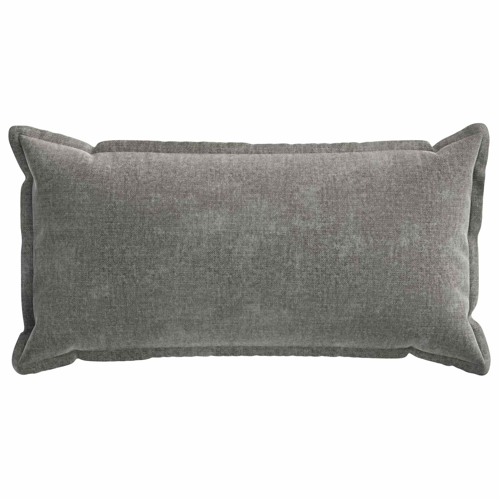 Kussensloop 6 st HOUTEN Donkergrijs 40 x 80 cm Chenille Stof image 3