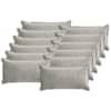 vidaXL Diivanipadi 12 tk HOUTEN Helehall 40 x 80 cm &Scaron;en&uuml;&uuml;lfabric