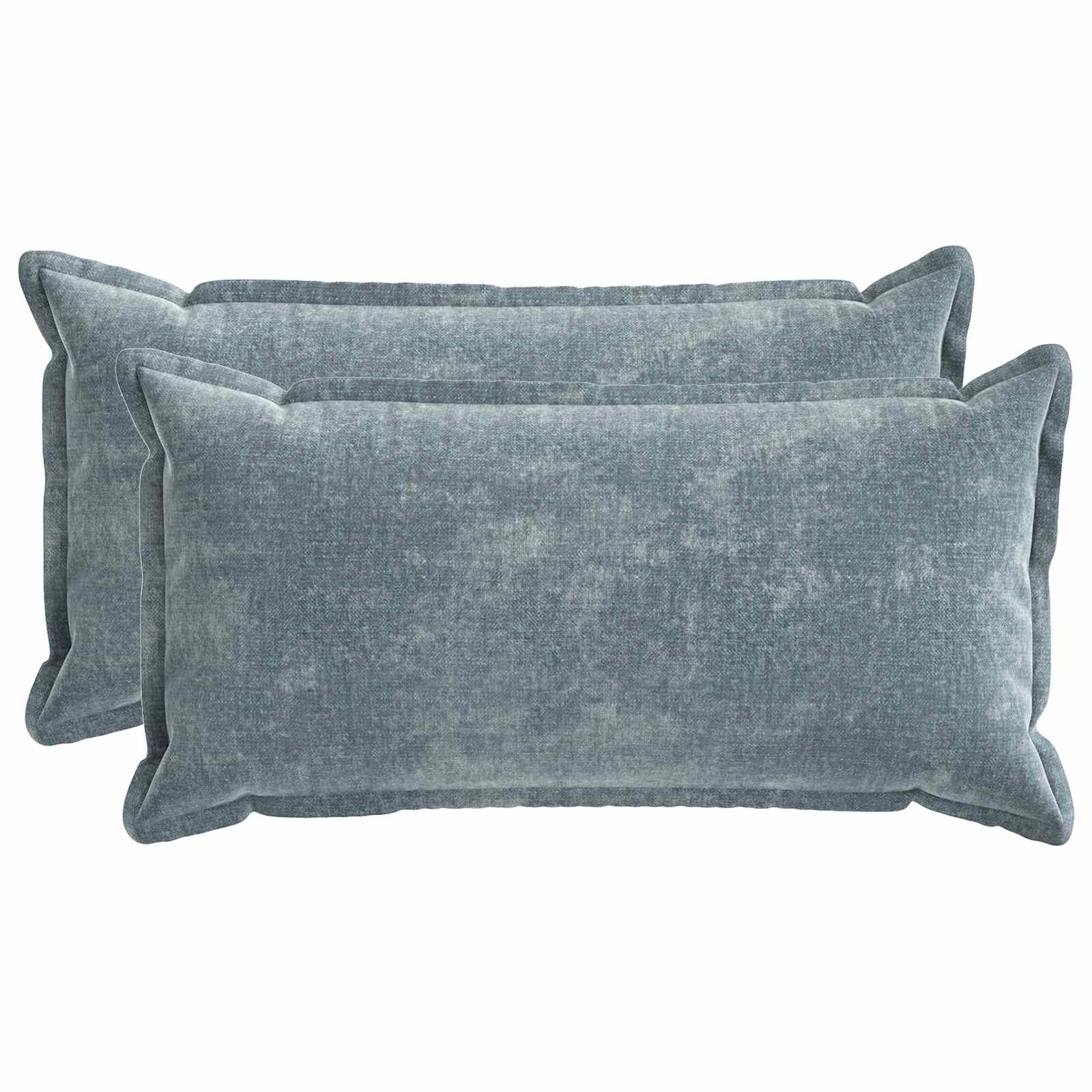 vidaXL Husă pentru pernă 2 pcs HOUTEN Albastru deschis 40 x 80 cm