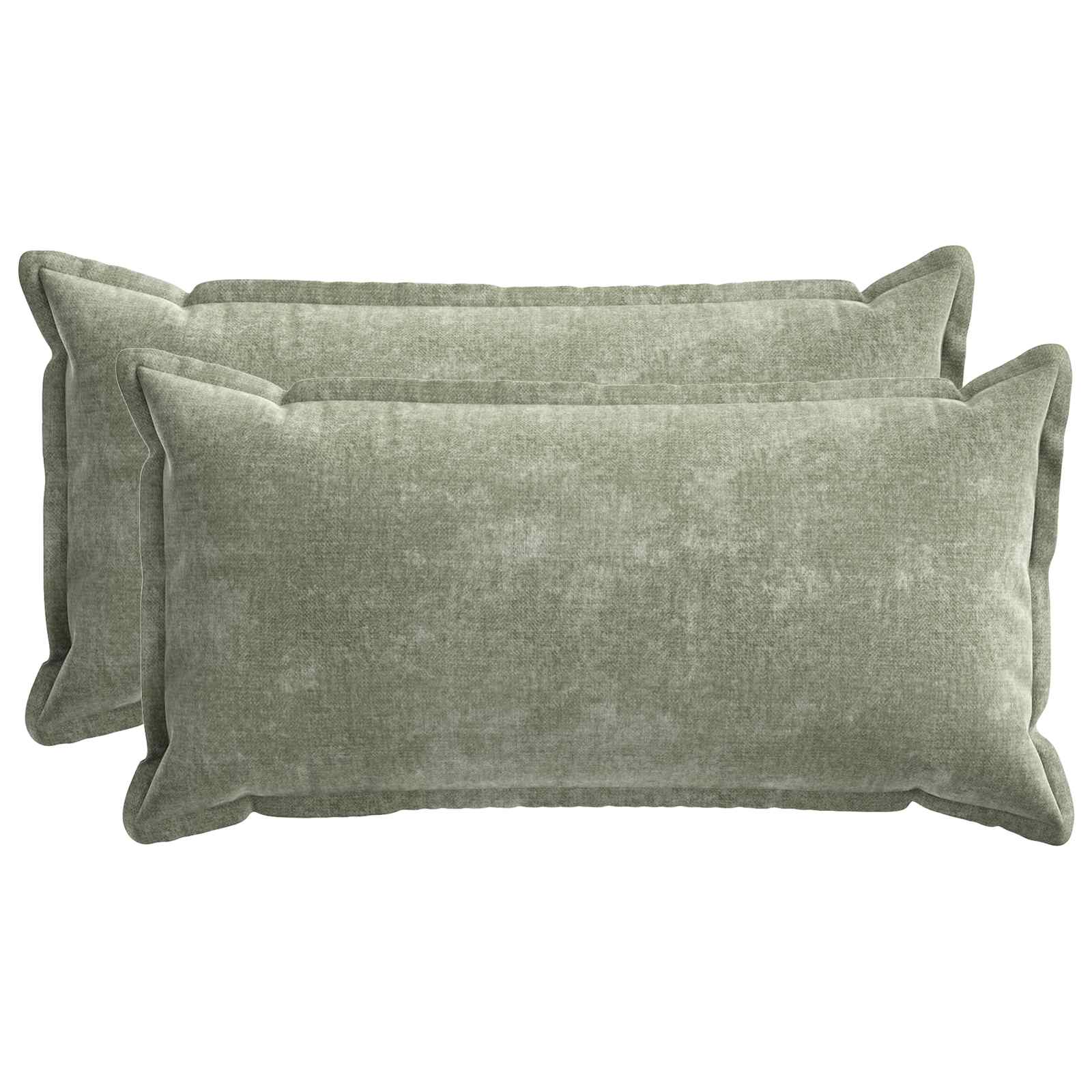 vidaXL Husă pentru pernă 2 pcs HOUTEN Verde 40 x 80 cm