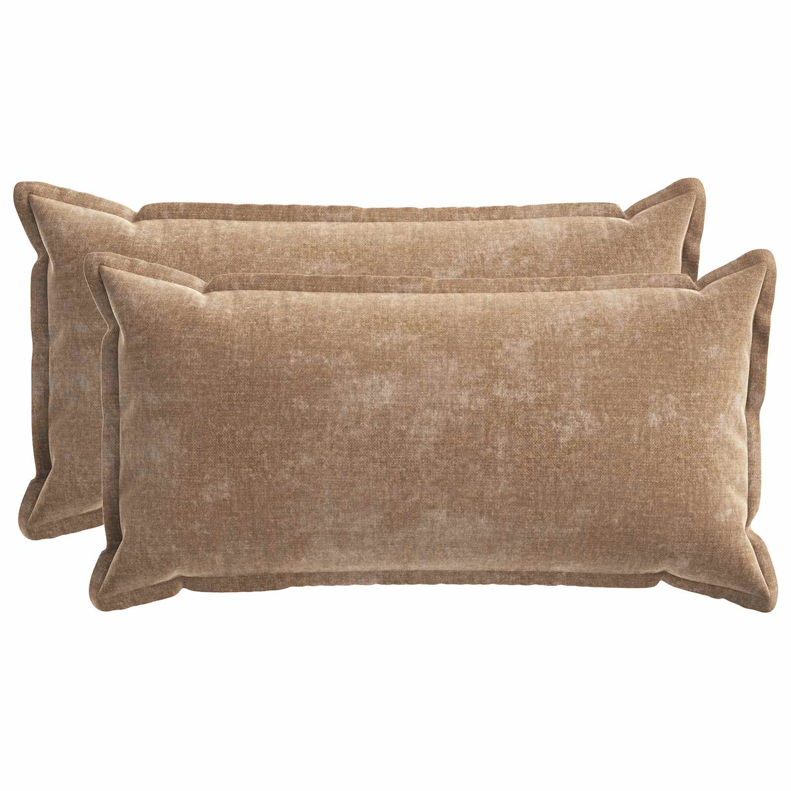 vidaXL Husă pentru pernă 2 pcs HOUTEN Maro 40 x 80 cm