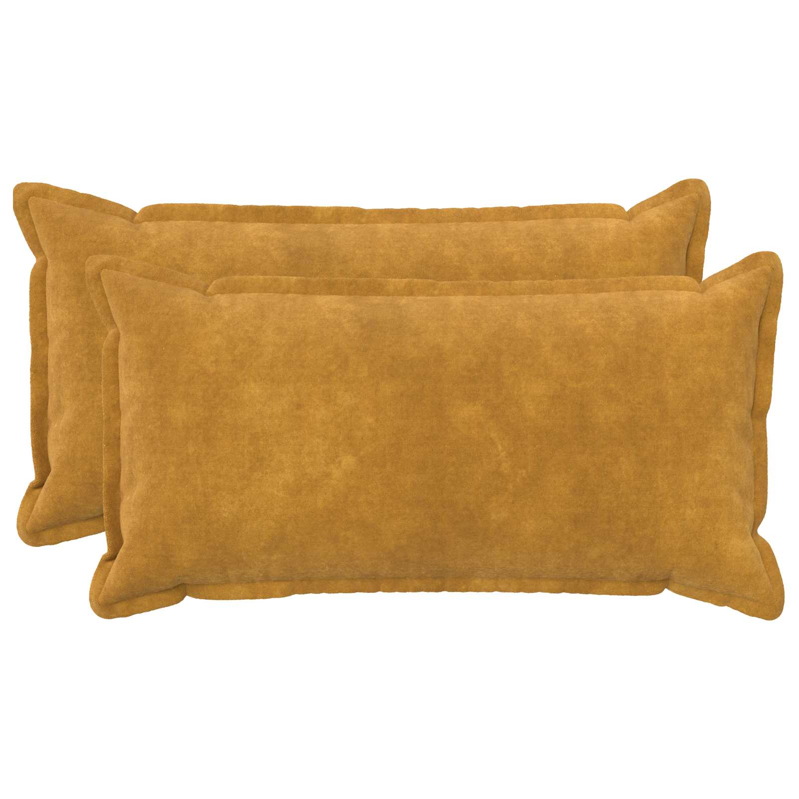vidaXL Povlak na polštář 2 pcs HOUTEN Žlutá 40 x 80 cm