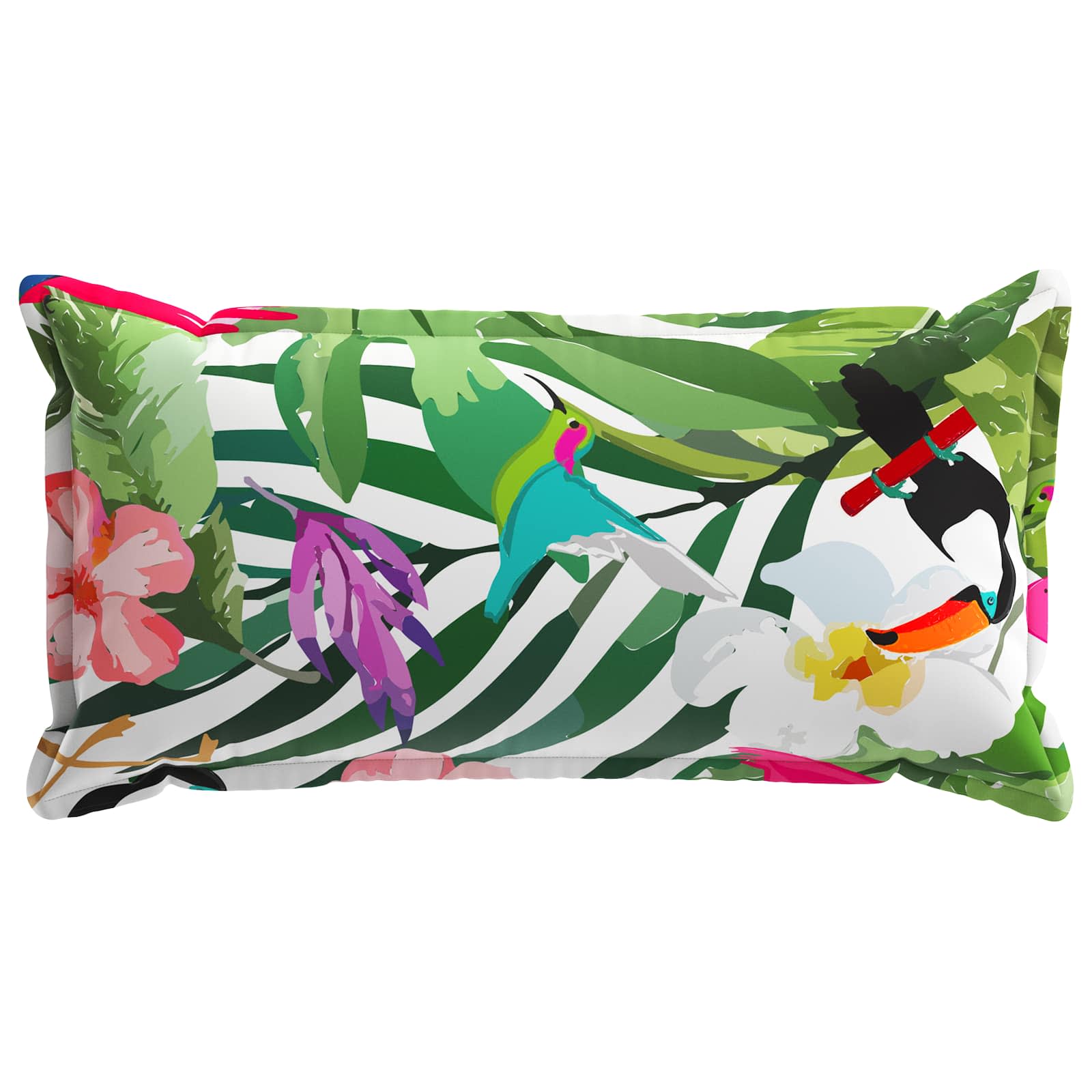 Kussensloop 6 st HOUTEN Zwart 40 x 80 cm Polyester image 2
