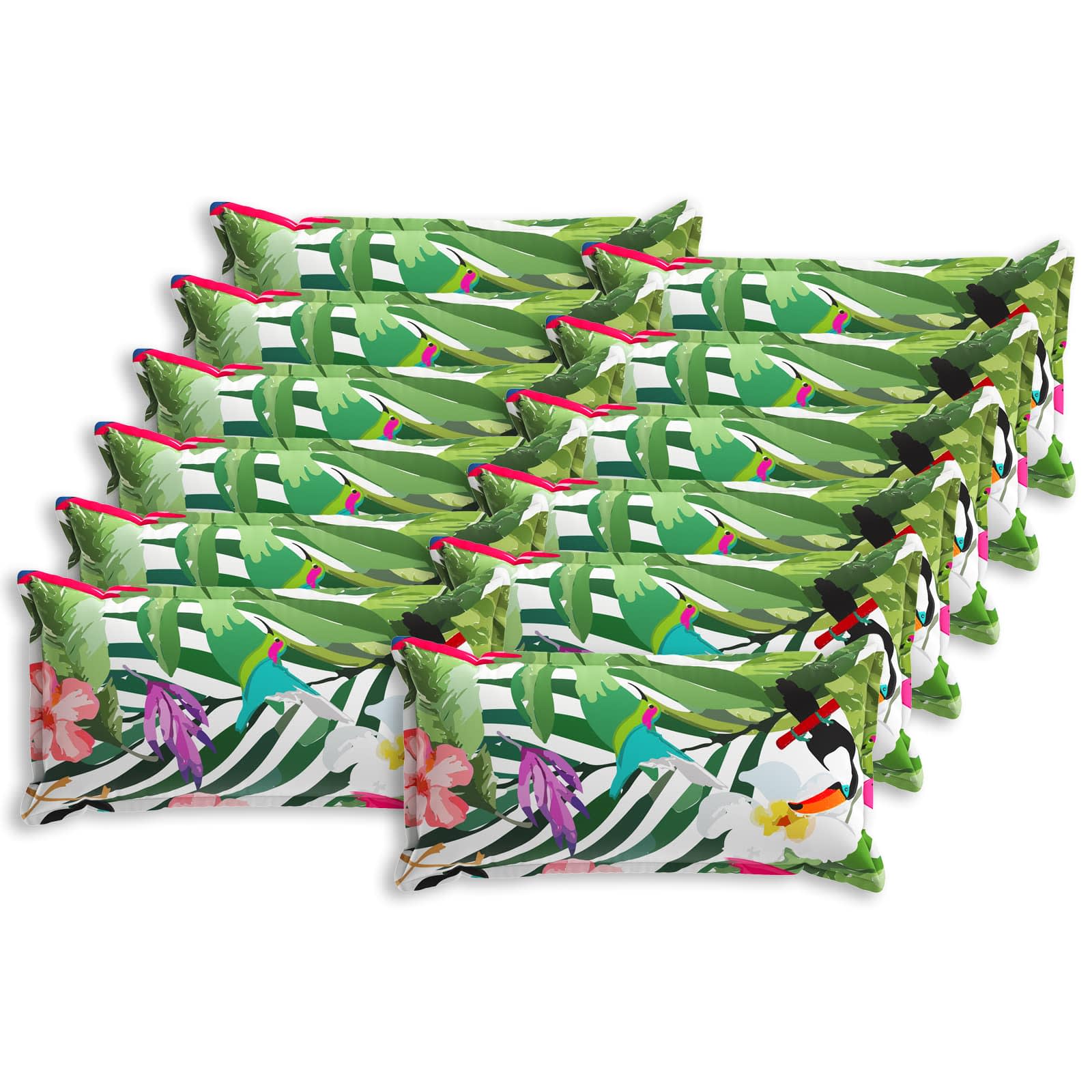 Kussensloop 12 st HOUTEN Zwart 40 x 80 cm Polyester image 1