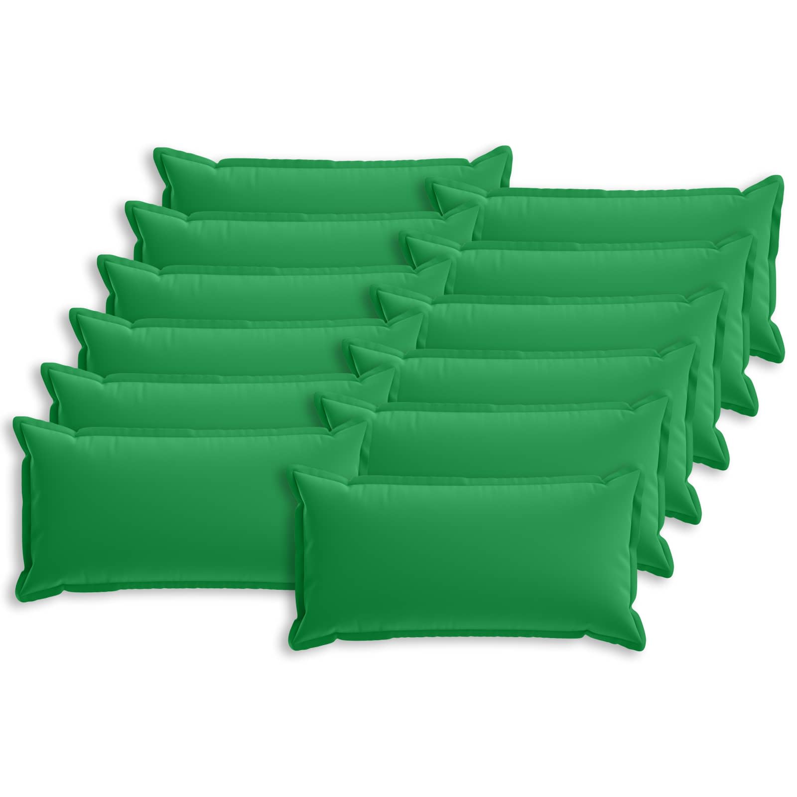 Kussensloop 12 st HOUTEN Groen 40 x 80 cm Polyester image 1