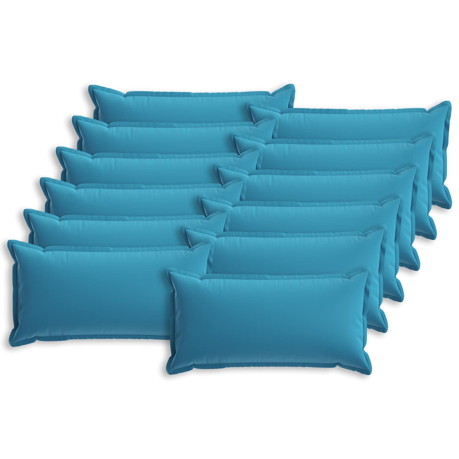 Kussensloop 12 st HOUTEN Lichtblauw 40 x 80 cm Polyester image 1