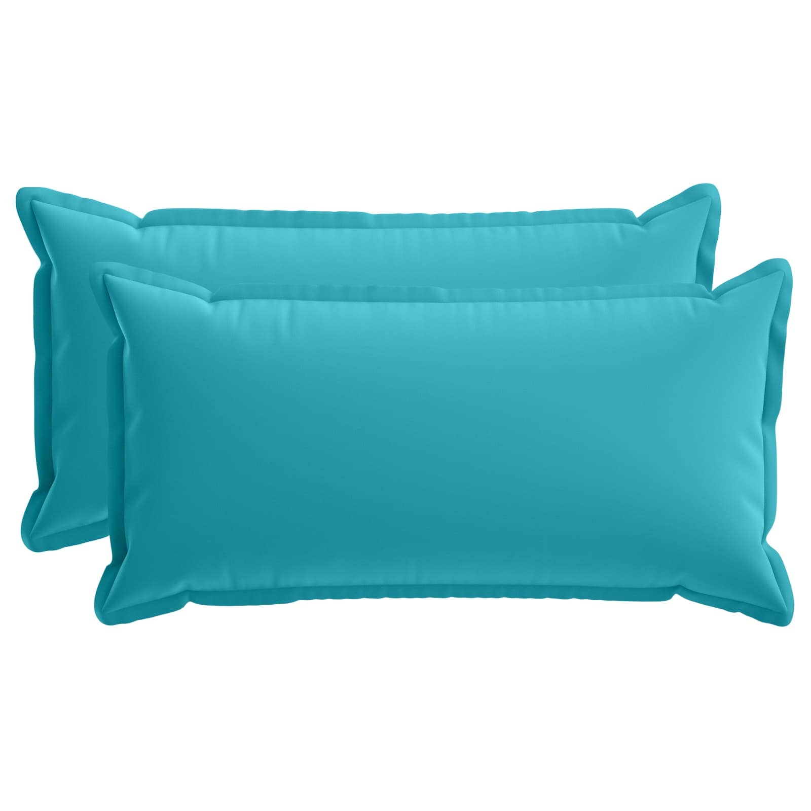 Kussensloop 2 st HOUTEN Turquoise 40 x 80 cm Polyester image 1