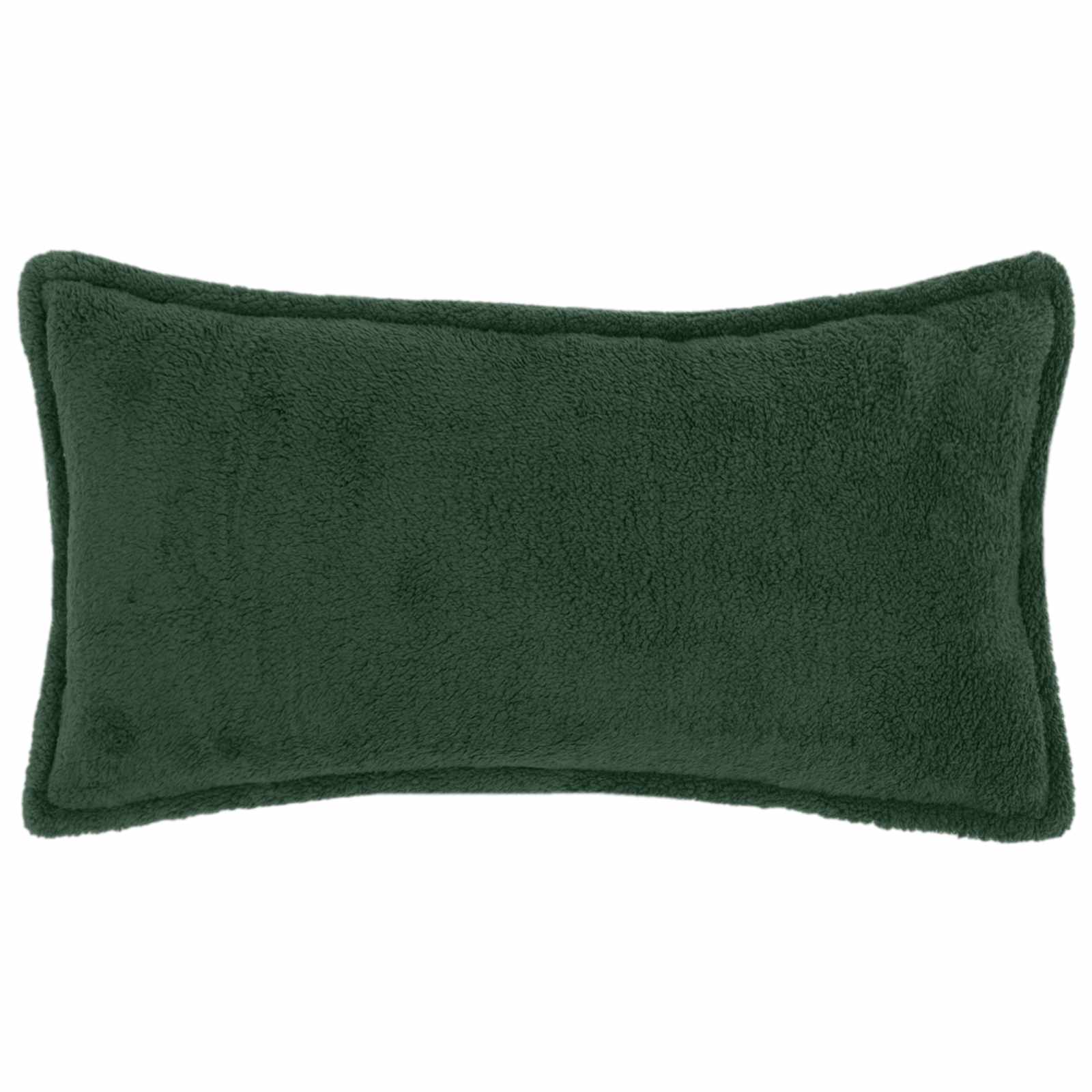 Prevleka za blazino 6 kos HOUTEN Temno zelena 40 x 80 cm Bouclé