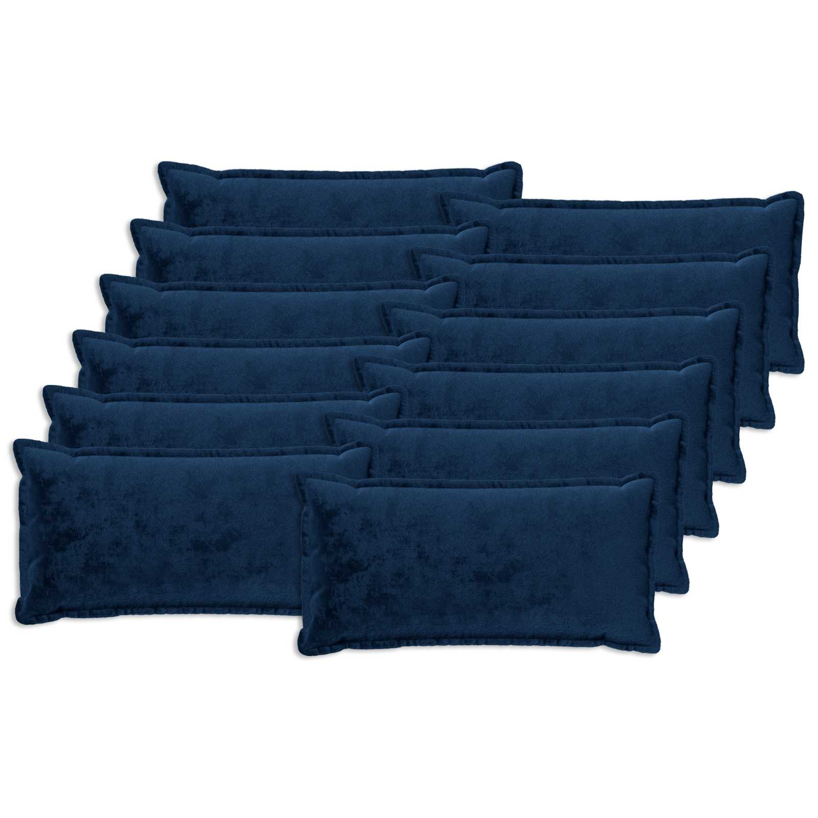 vidaXL Poťah na podložku 12 ks HOUTEN Námornícka modrá 40 x 80 cm
