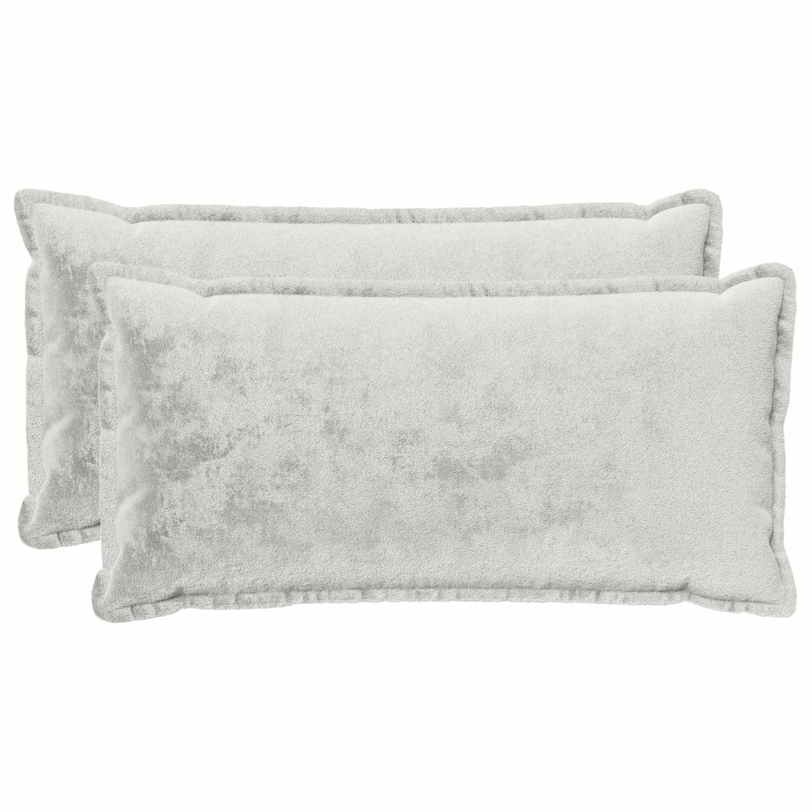 Prevleka za blazino 2 kos HOUTEN Svetlo siva 40 x 80 cm Flanel