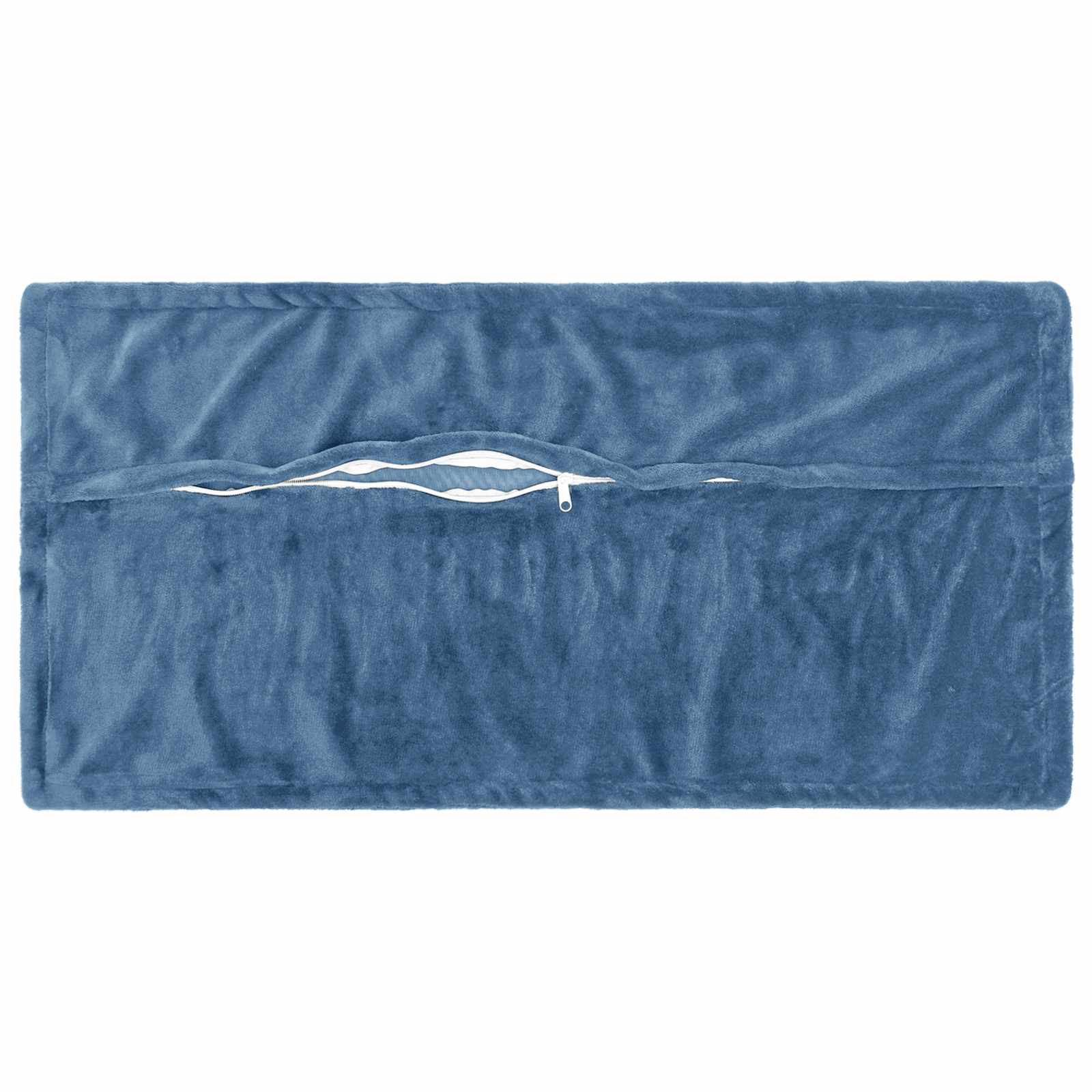 vidaXL Kissenbezug 6 stk. HOUTEN Himmelblau 40 x 80 cm Flanell – Bild 4