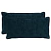 vidaXL Diivanipadi 2 tk HOUTEN Tumesinine 40 x 80 cm Vale k&uuml;&uuml;liku