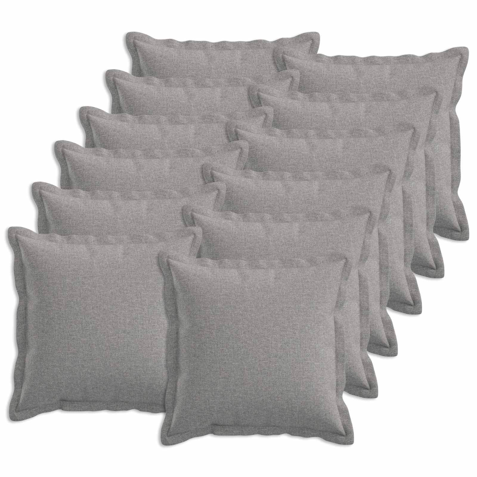 Prevleka za blazino 12 kos HOUTEN Oblačno siva 45 x 45 cm
