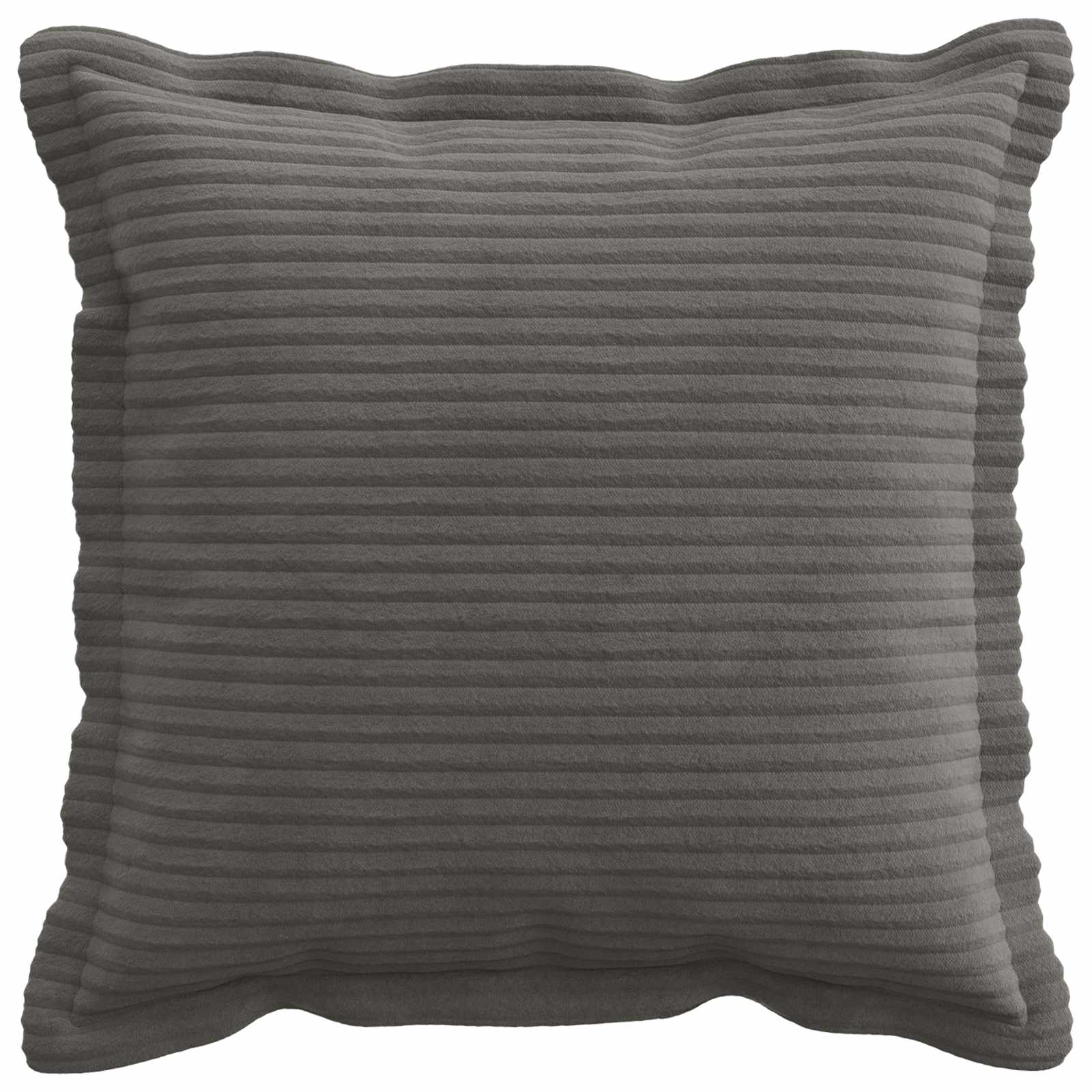 Kussensloop 2 st HOUTEN Donkergrijs 45 x 45 cm corduroy image 2