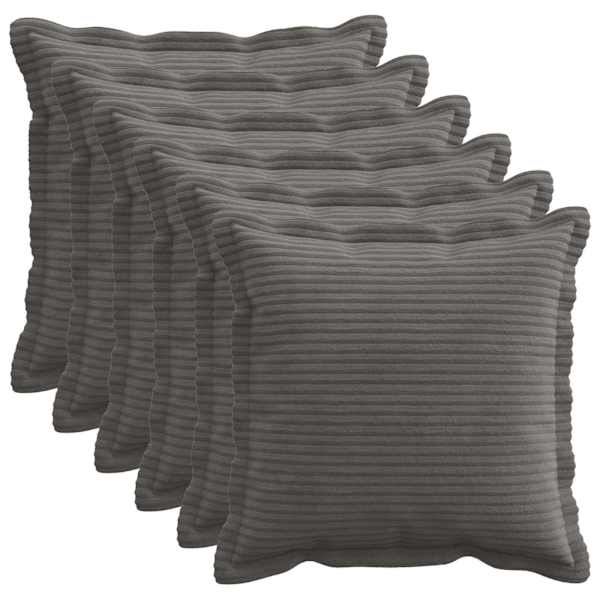 vidaXL Diivanipadi 6 tk HOUTEN Tumehall 45 x 45 cm manchester