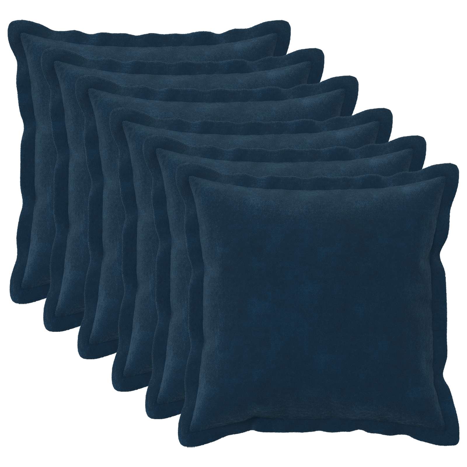 vidaXL Povlak na polštář 6 pcs HOUTEN Modrá 45 x 45 cm