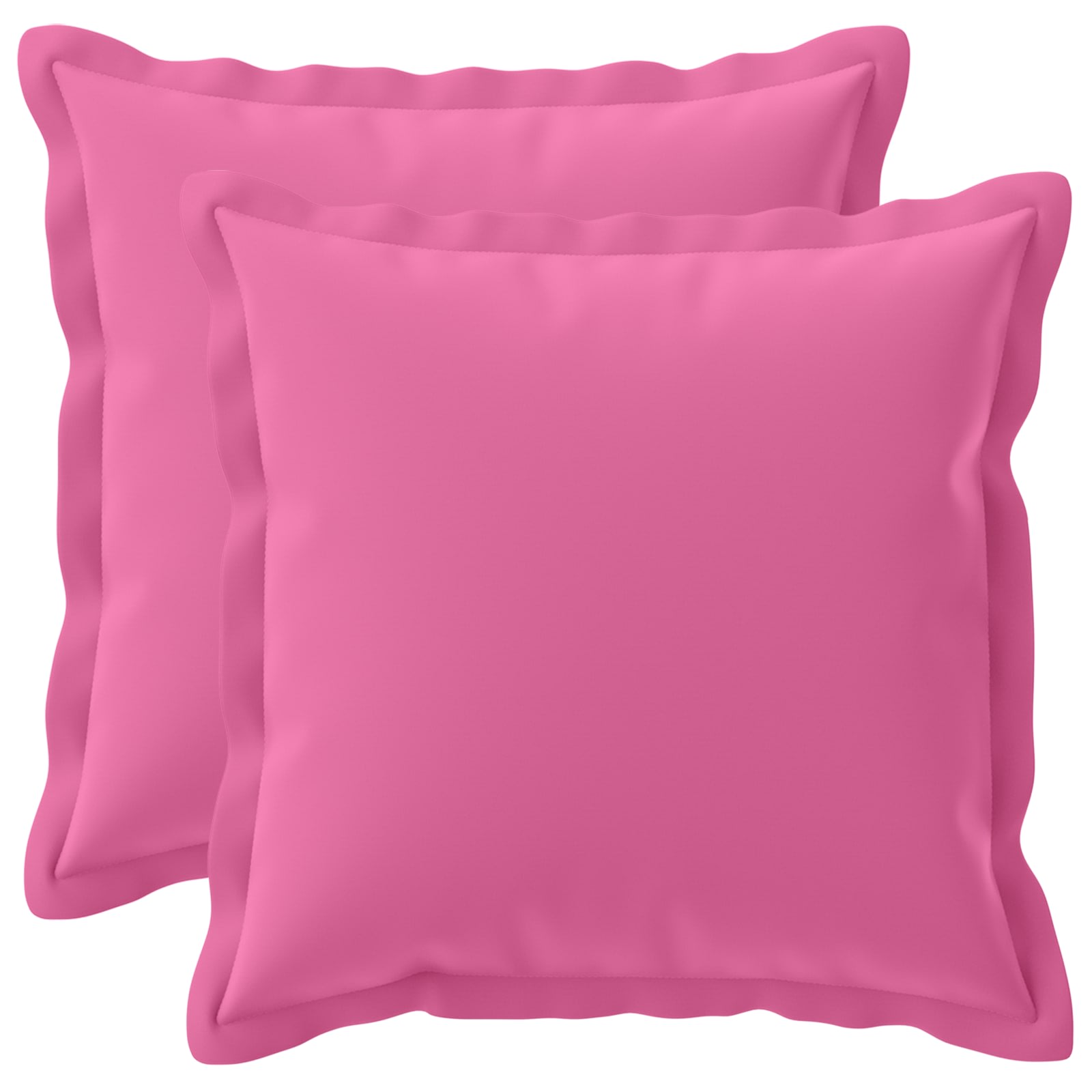 Kussensloop 2 st HOUTEN Roze 45 x 45 cm Polyester image 1