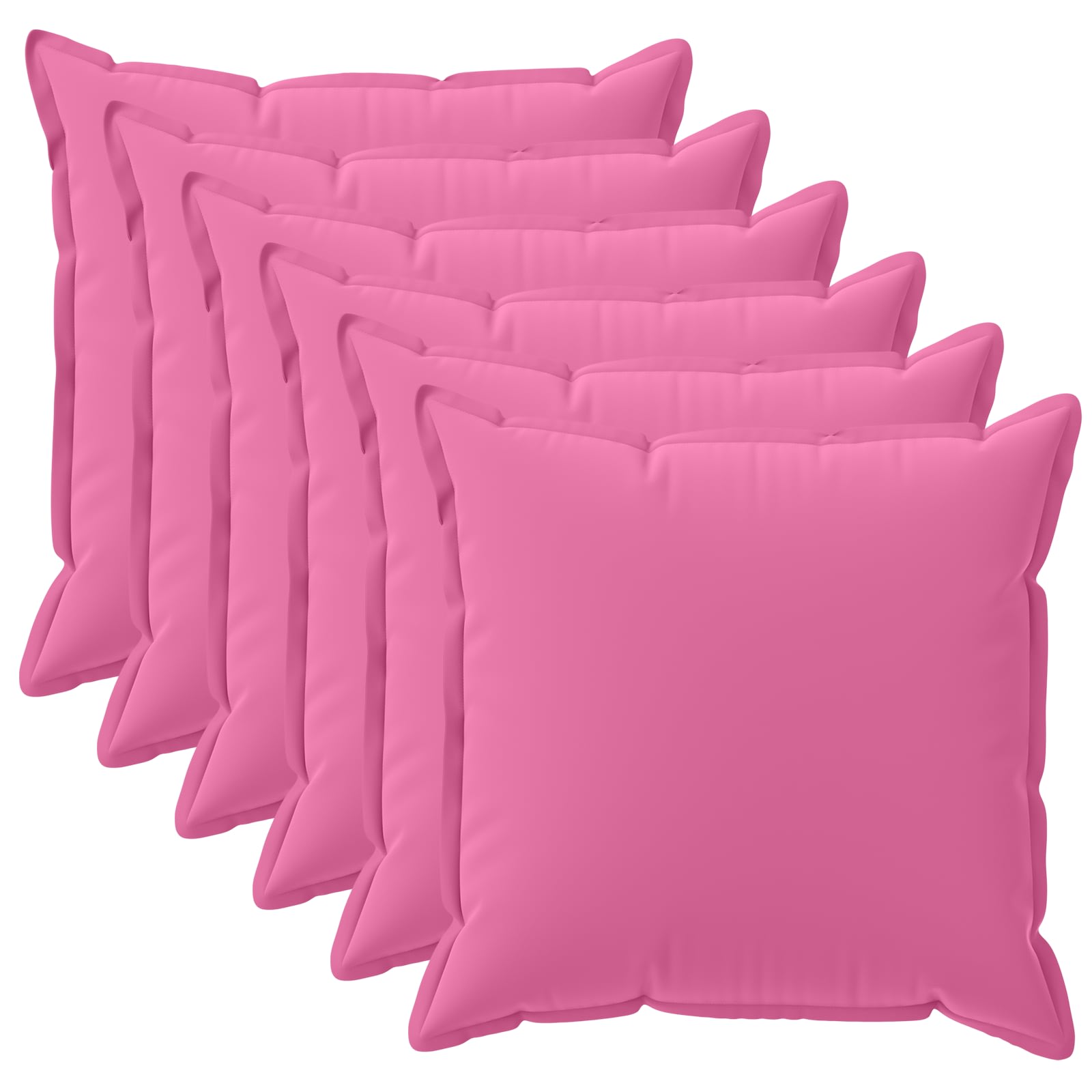Kussensloop 6 st HOUTEN Roze 45 x 45 cm Polyester image 1
