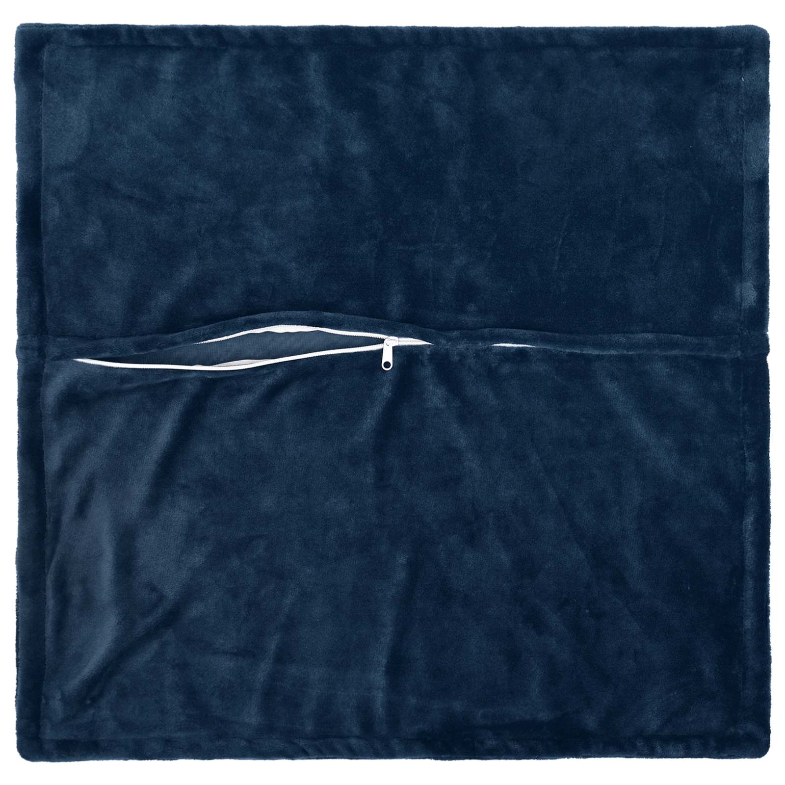 vidaXL Kissenbezug 12 stk. HOUTEN Marineblau 45 x 45 cm Flanell – Bild 4