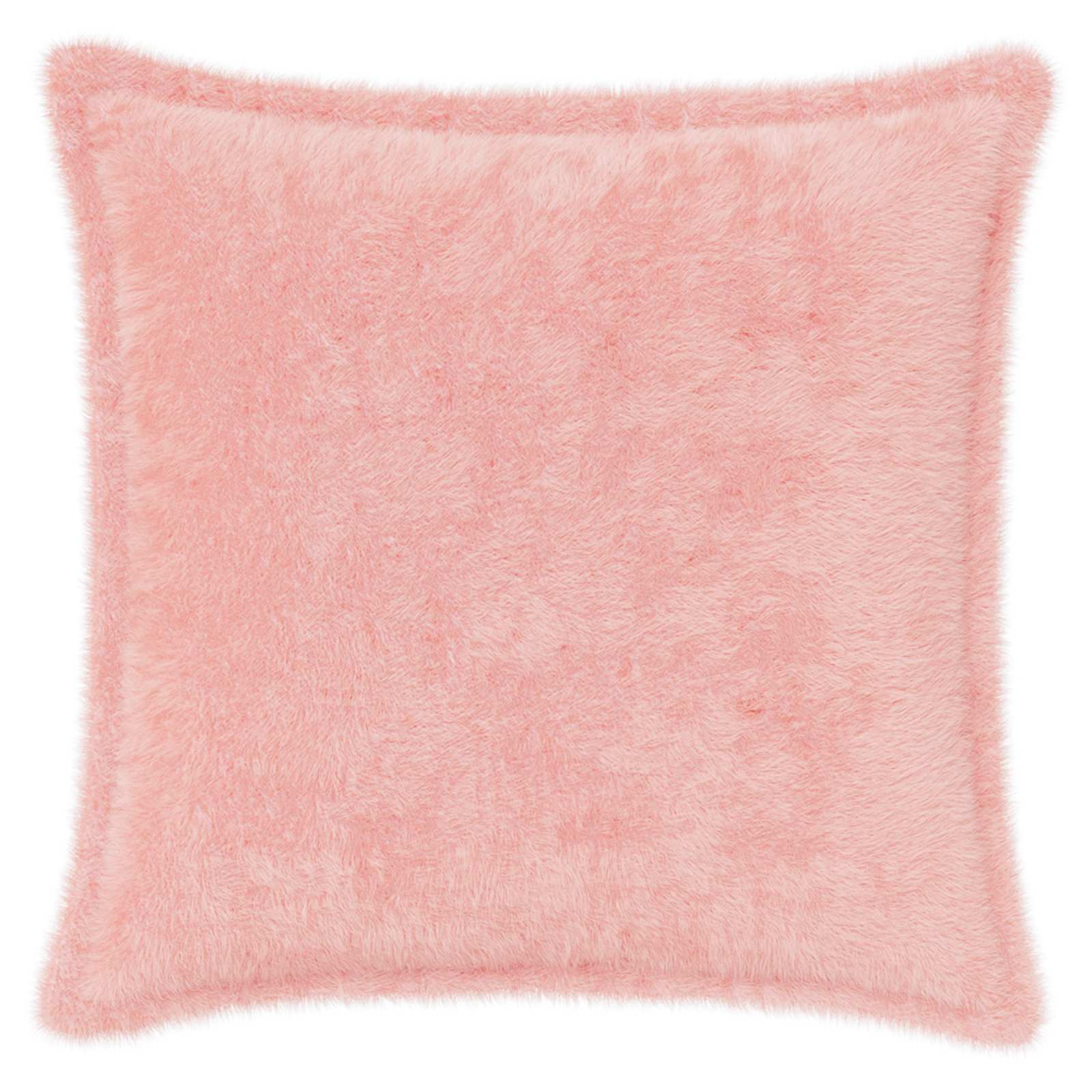 Kussensloop 2 st HOUTEN Roze 45 x 45 cm Nep Konijnenbont image 2