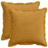 vidaXL Diivanipadi 2 tk HOUTEN Kollane 50 x 50 cm manchester