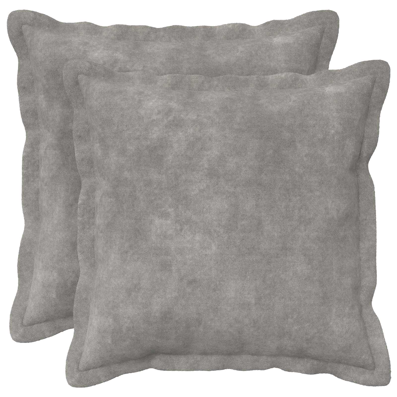 vidaXL Povlak na polštář 2 pcs HOUTEN Světle šedá 50 x 50 cm