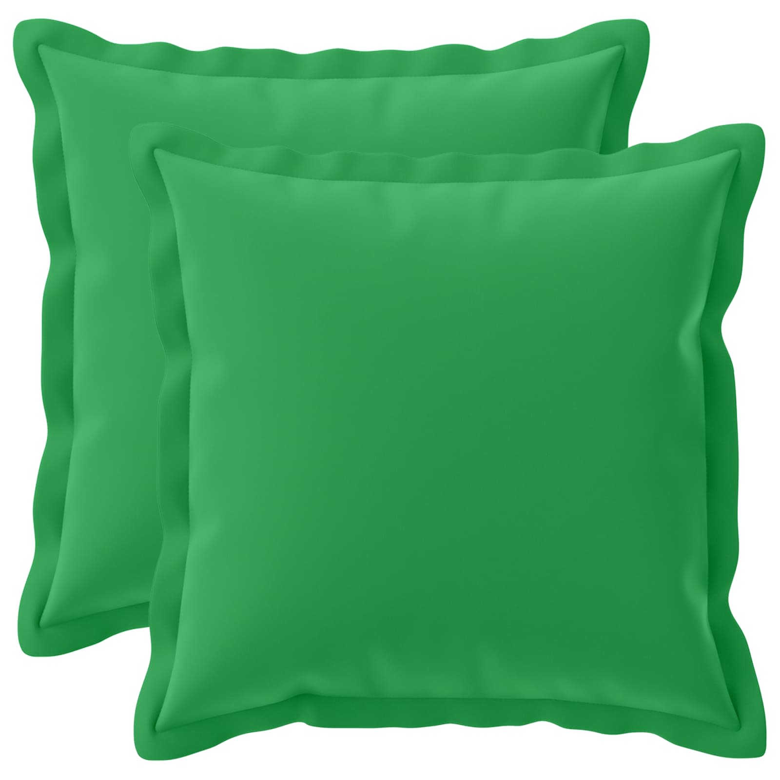 Kussensloop 2 st HOUTEN Groen 50 x 50 cm Polyester image 1