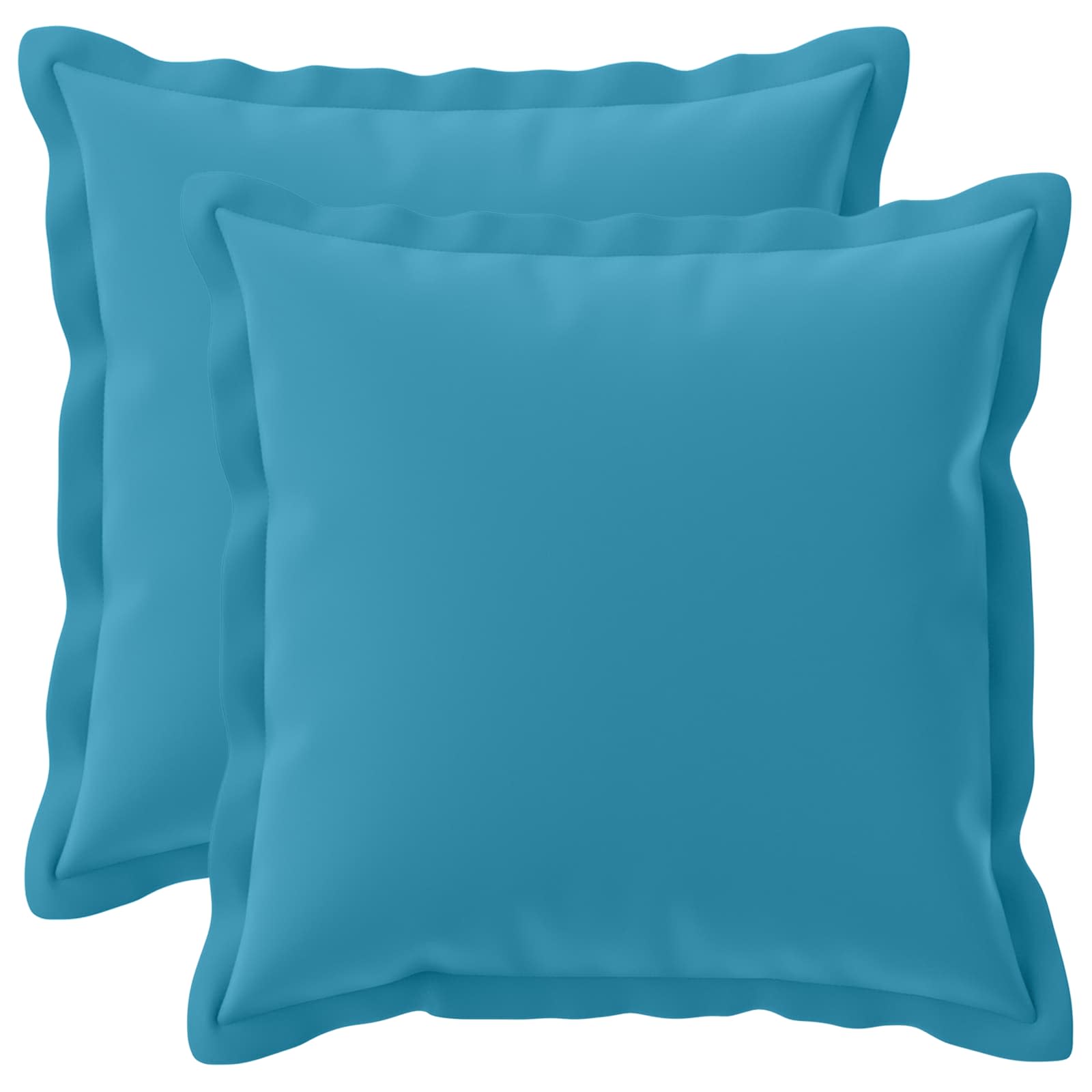 Kussensloop 2 st HOUTEN Lichtblauw 50 x 50 cm Polyester image 1