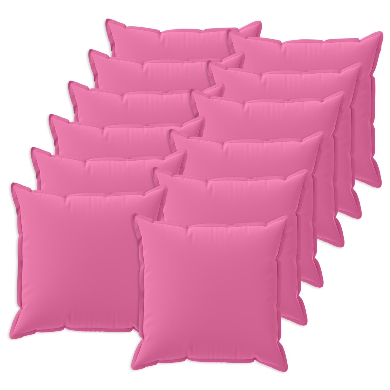 Kussensloop 12 st HOUTEN Roze 50 x 50 cm Polyester image 1