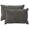 vidaXL Diivanipadi 2 pcs HOUTEN Tumehall 50 x 70 cm Samet