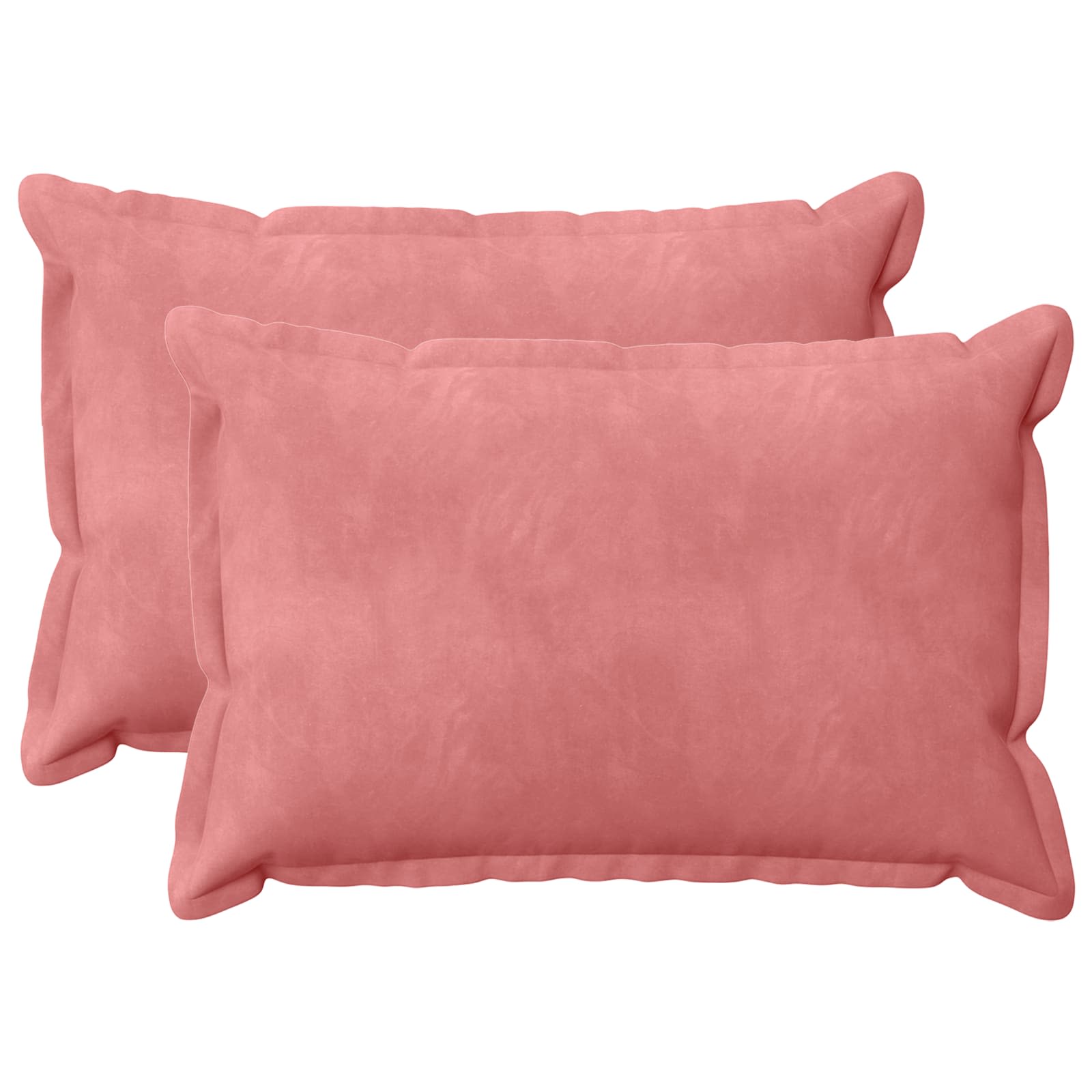 Kussensloop 2 pcs HOUTEN Roze 50 x 70 cm Fluweel image 1
