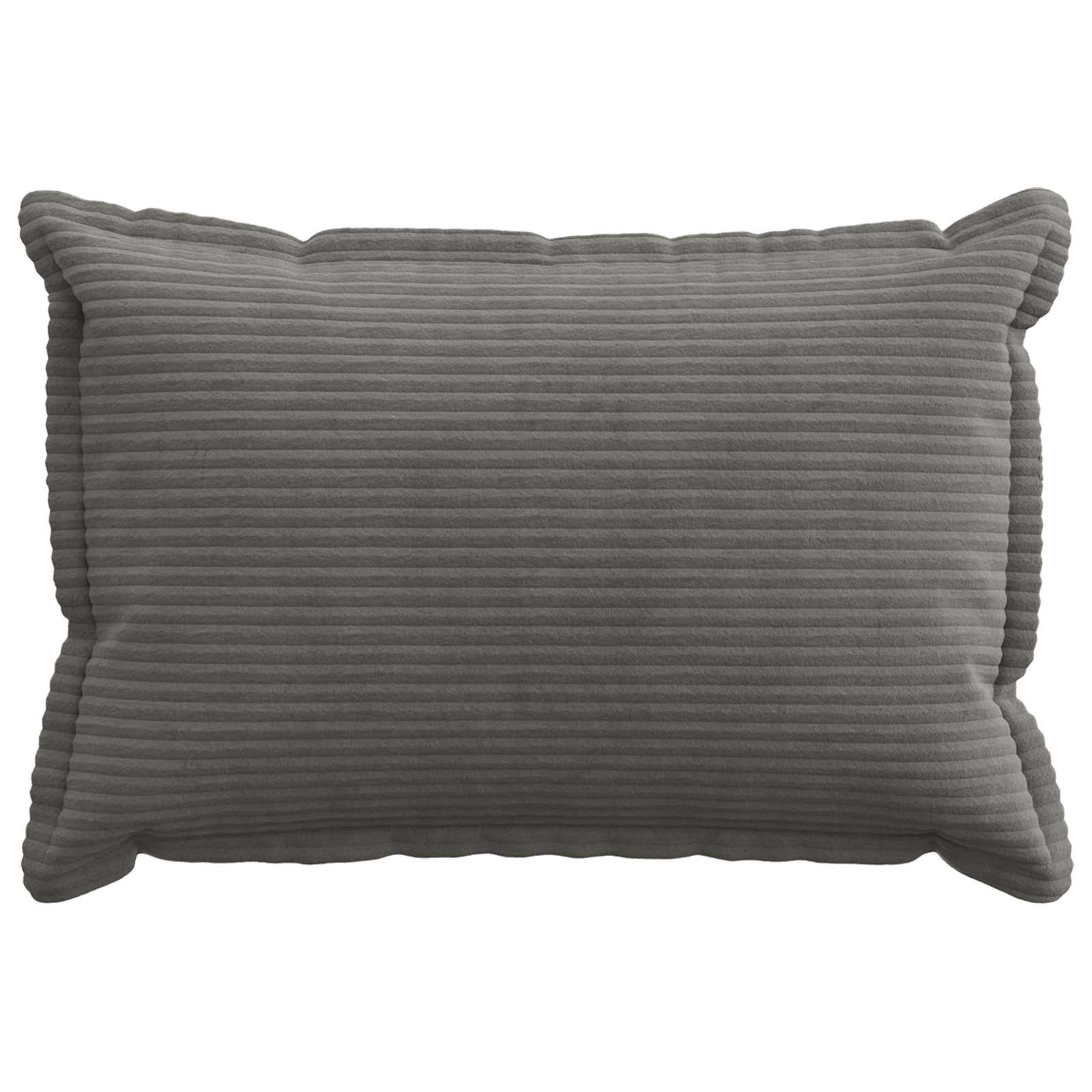 Kussensloop 6 st HOUTEN Donkergrijs 50 x 70 cm corduroy image 2