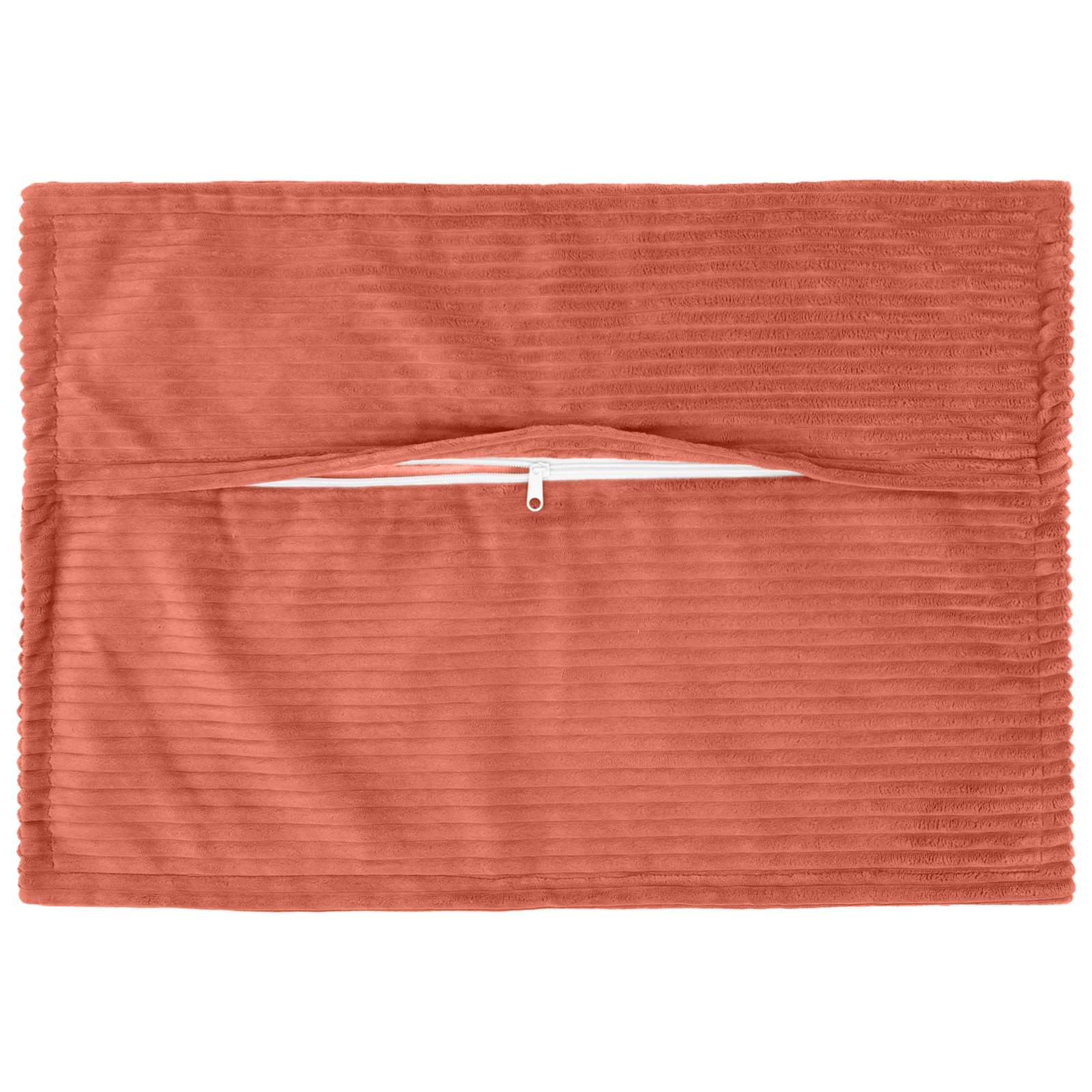 Kussensloop 2 st HOUTEN Rood-oranje 50 x 70 cm corduroy image 3