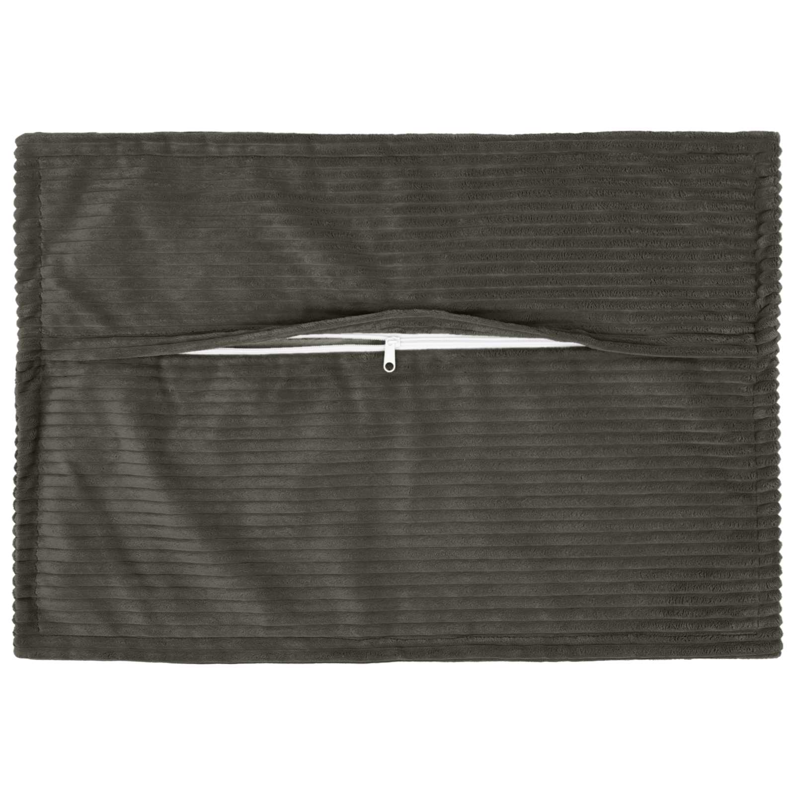 Kussensloop 2 st HOUTEN Antraciet 50 x 70 cm corduroy image 3
