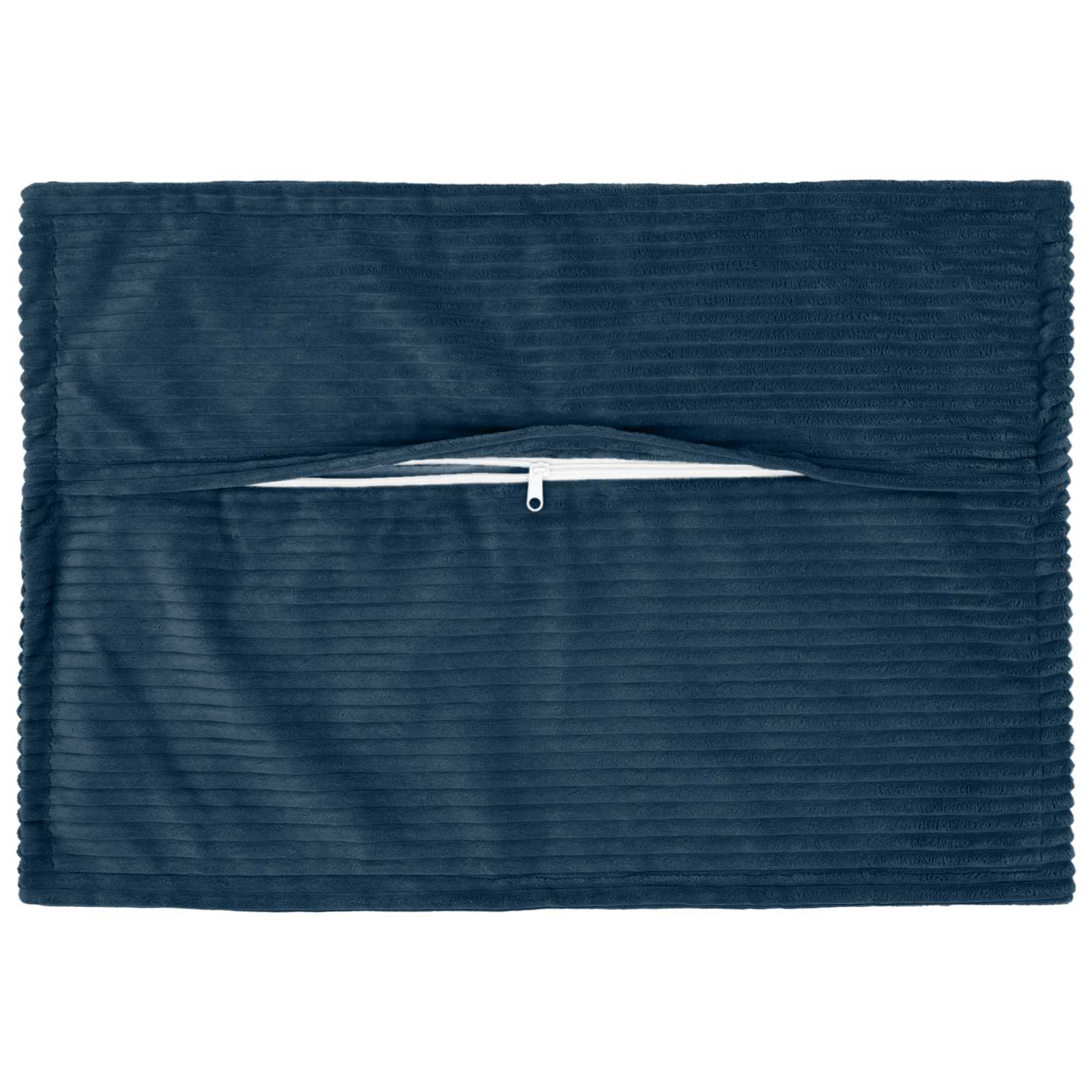 Kussensloop 6 st HOUTEN Marineblauw 50 x 70 cm corduroy image 3